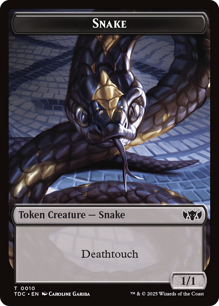 Snake — Tarkir: Dragonstorm Commander — Magic: The Gathering