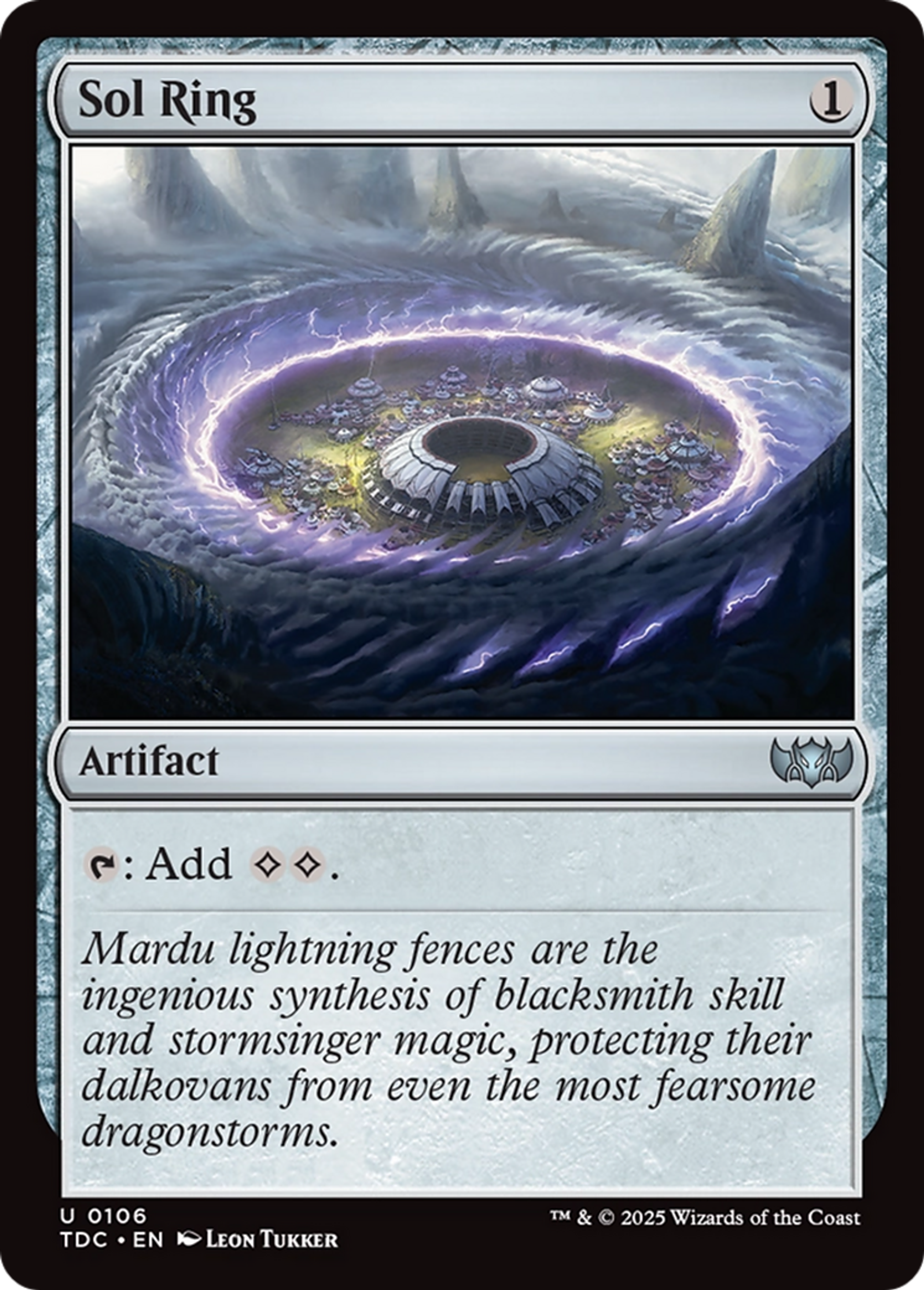 Sol Ring — Tarkir: Dragonstorm Commander — Magic: The Gathering