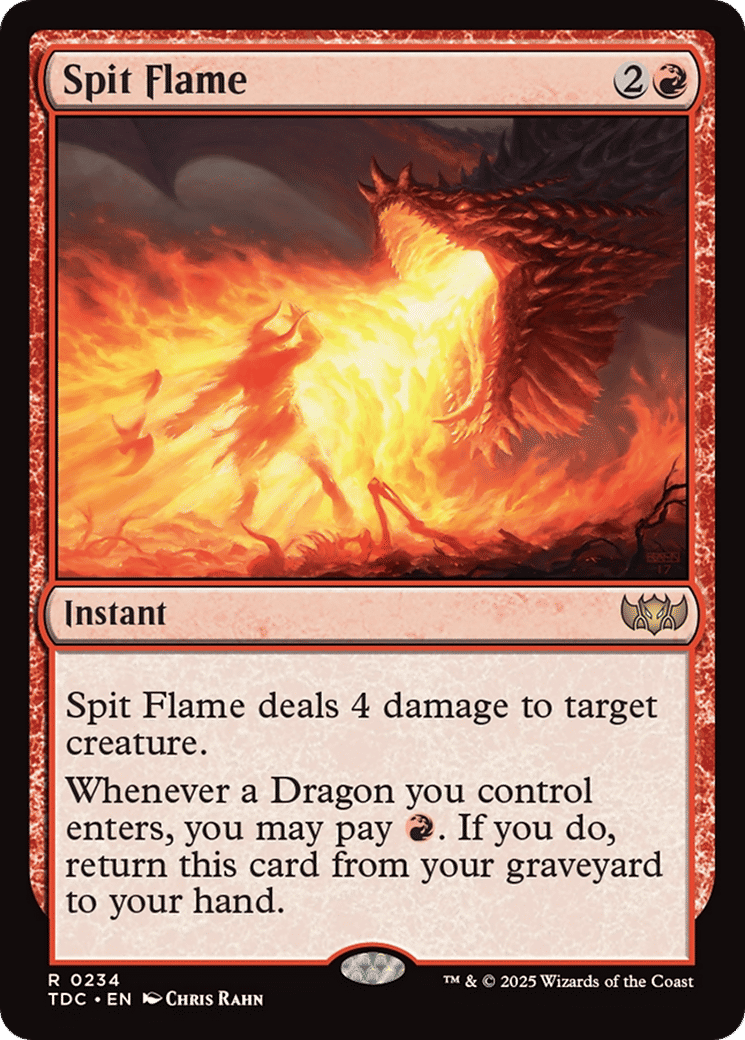 Spit Flame — Tarkir: Dragonstorm Commander — Magic: The Gathering