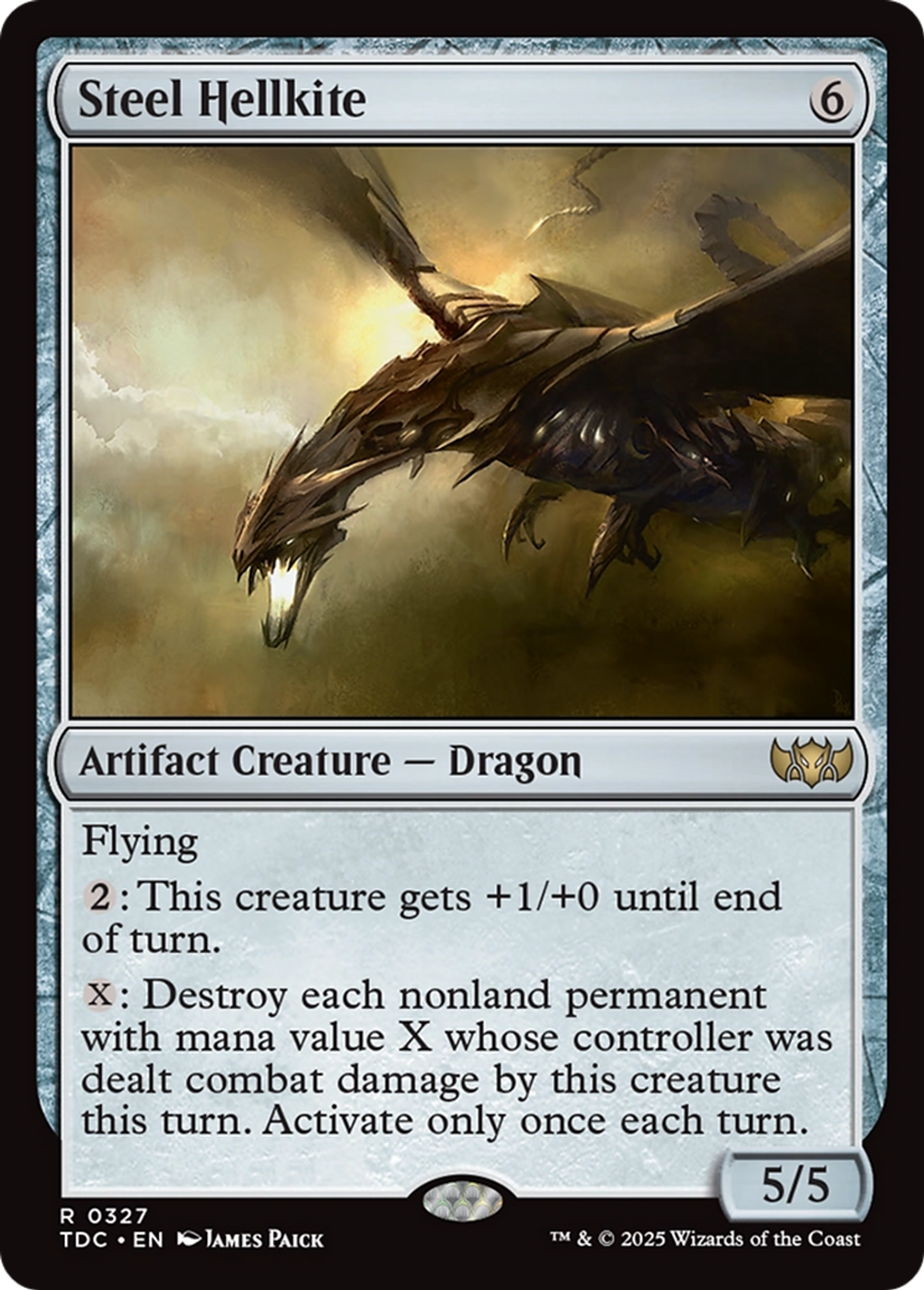 Escouflenfer d'acier — Tarkir: Dragonstorm Commander — Magic: The Gathering