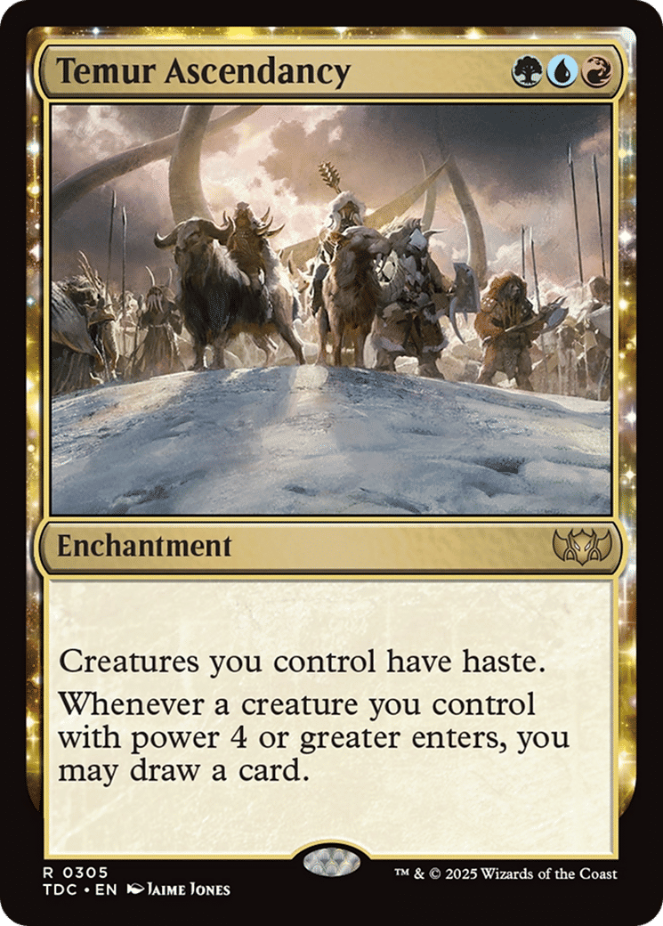 Temur Ascendancy — Tarkir: Dragonstorm Commander — Magic: The Gathering