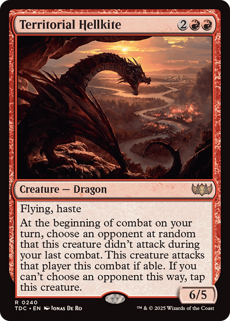 Territorial Hellkite — Tarkir: Dragonstorm Commander — Magic: The Gathering