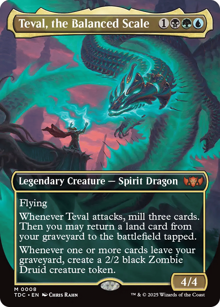 Teval, the Balanced Scale — Tarkir: Dragonstorm Commander — Magic: The Gathering