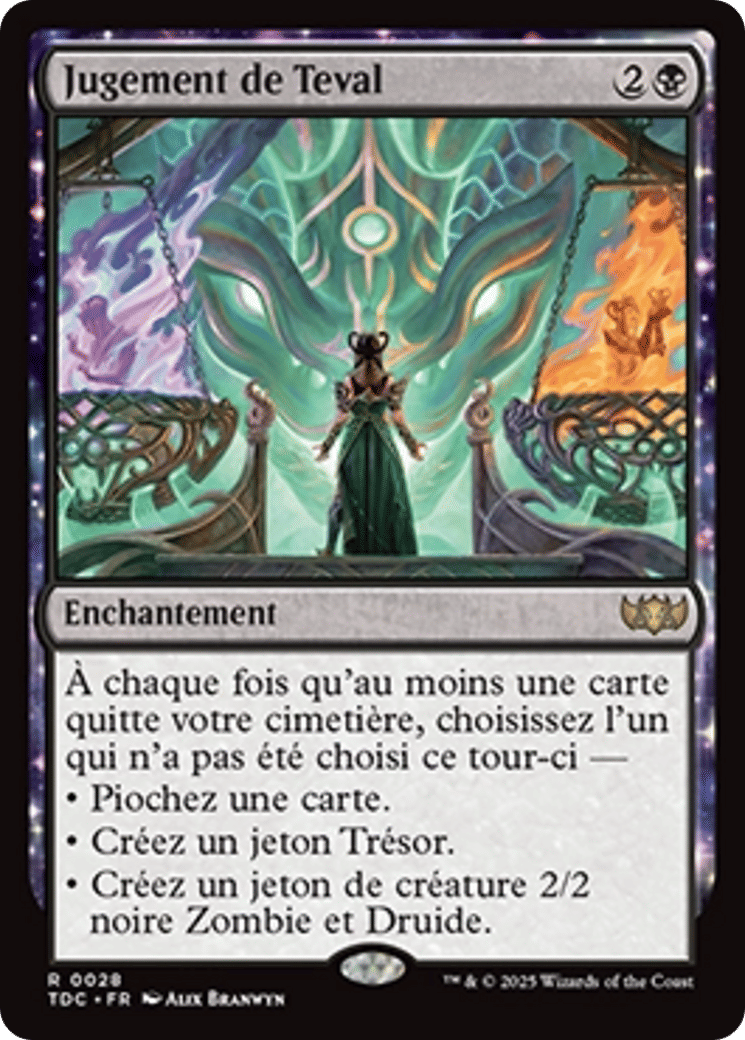 Jugement de Teval — Tarkir: Dragonstorm Commander — Magic: The Gathering