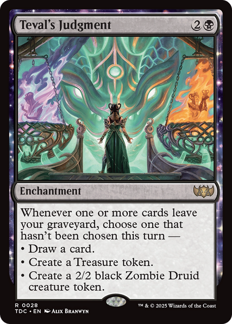 Teval's Judgment — Tarkir: Dragonstorm Commander — Magic: The Gathering
