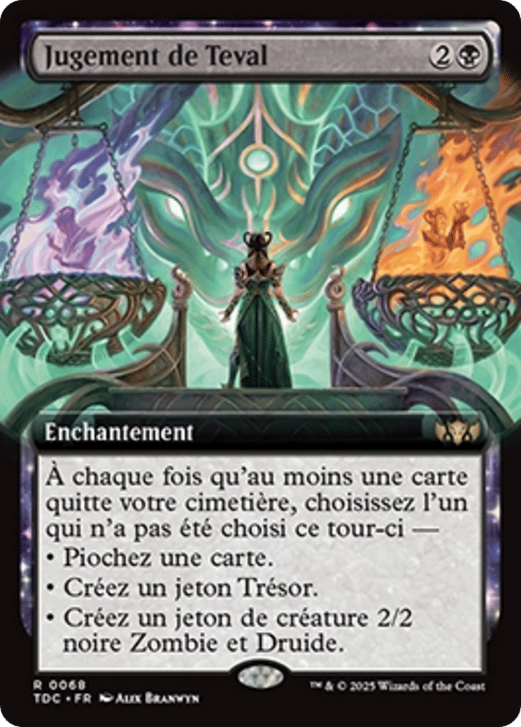 Jugement de Teval — Tarkir: Dragonstorm Commander — Magic: The Gathering