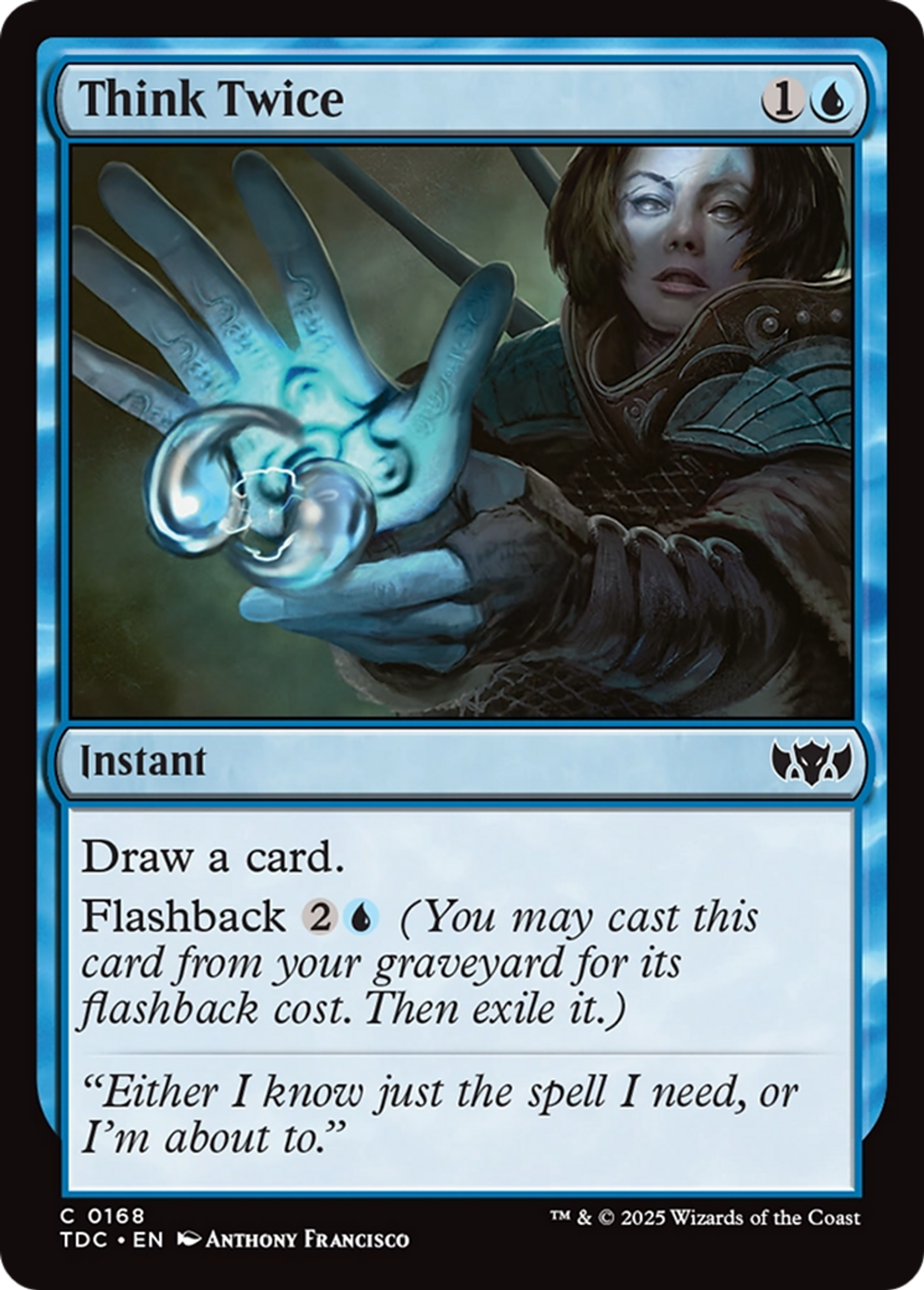 Think Twice — Tarkir: Dragonstorm Commander — Magic: The Gathering