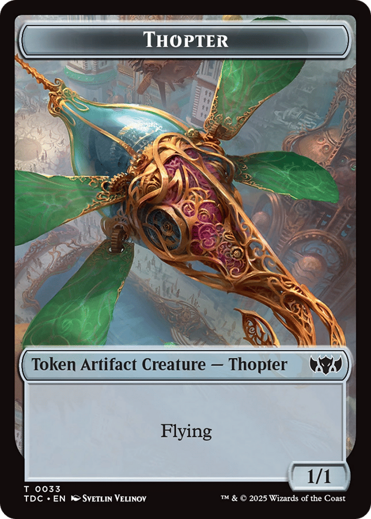 Thopter — Tarkir: Dragonstorm Commander — Magic: The Gathering