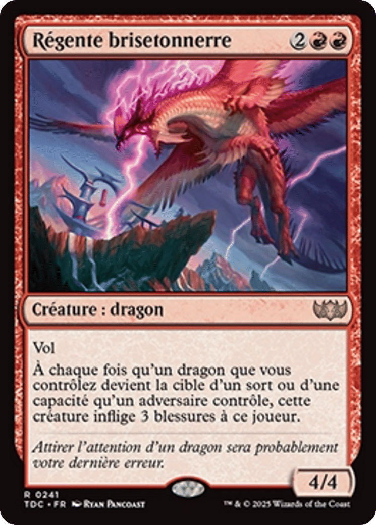 Régente brisetonnerre — Tarkir: Dragonstorm Commander — Magic: The Gathering