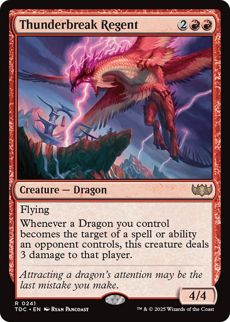 Thunderbreak Regent — Tarkir: Dragonstorm Commander — Magic: The Gathering