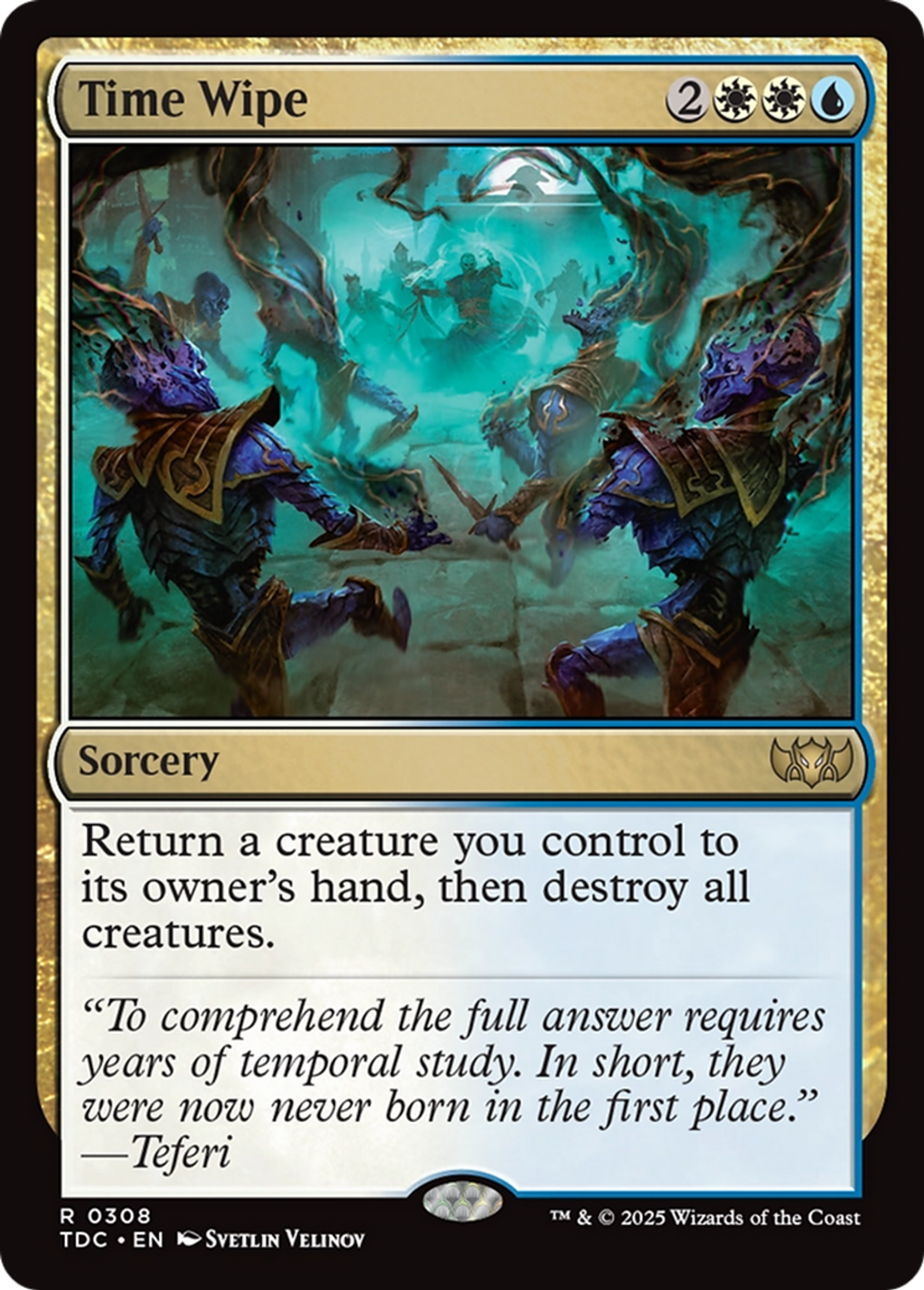 Time Wipe — Tarkir: Dragonstorm Commander — Magic: The Gathering