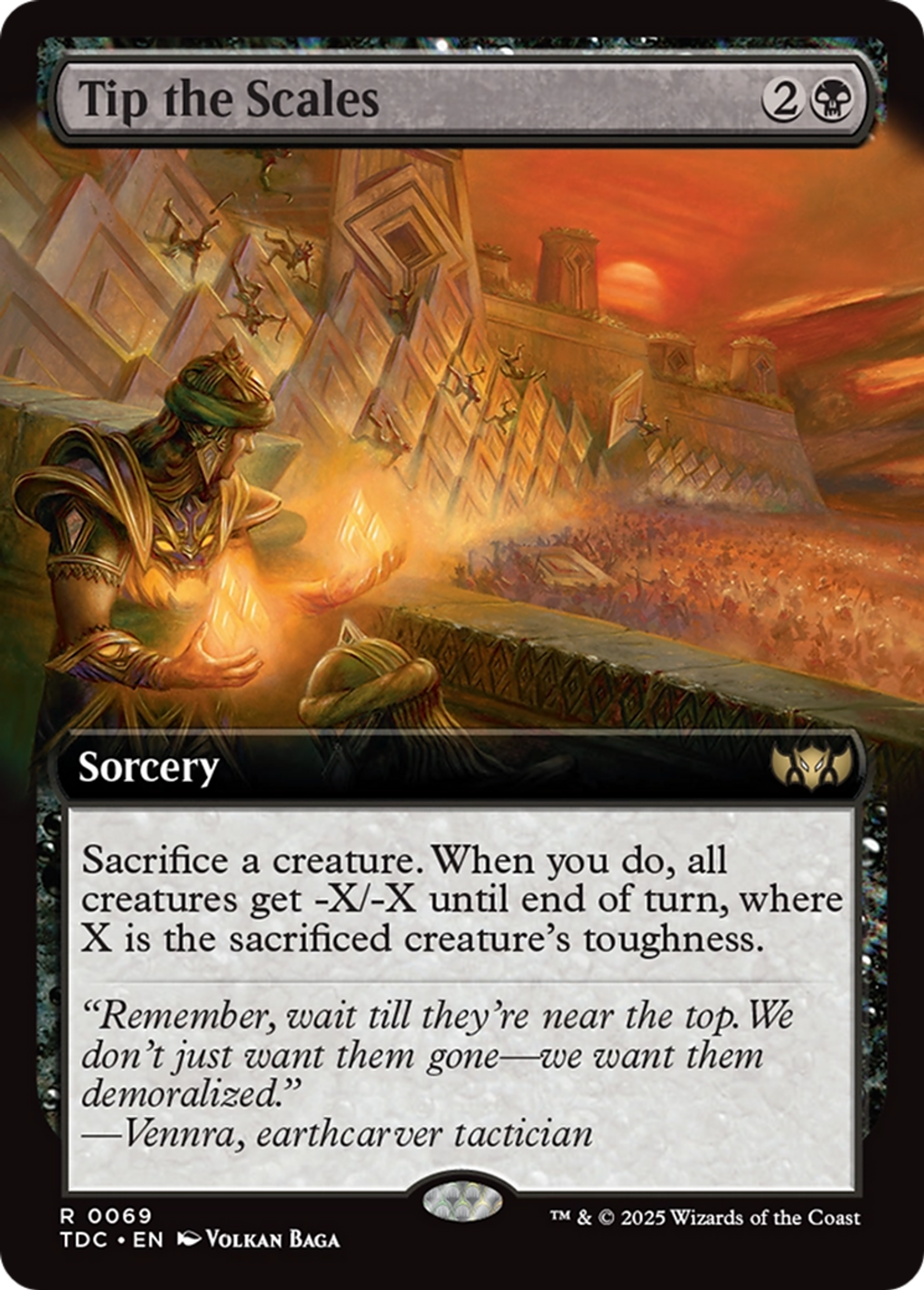 Lever les écailles — Tarkir: Dragonstorm Commander — Magic: The Gathering