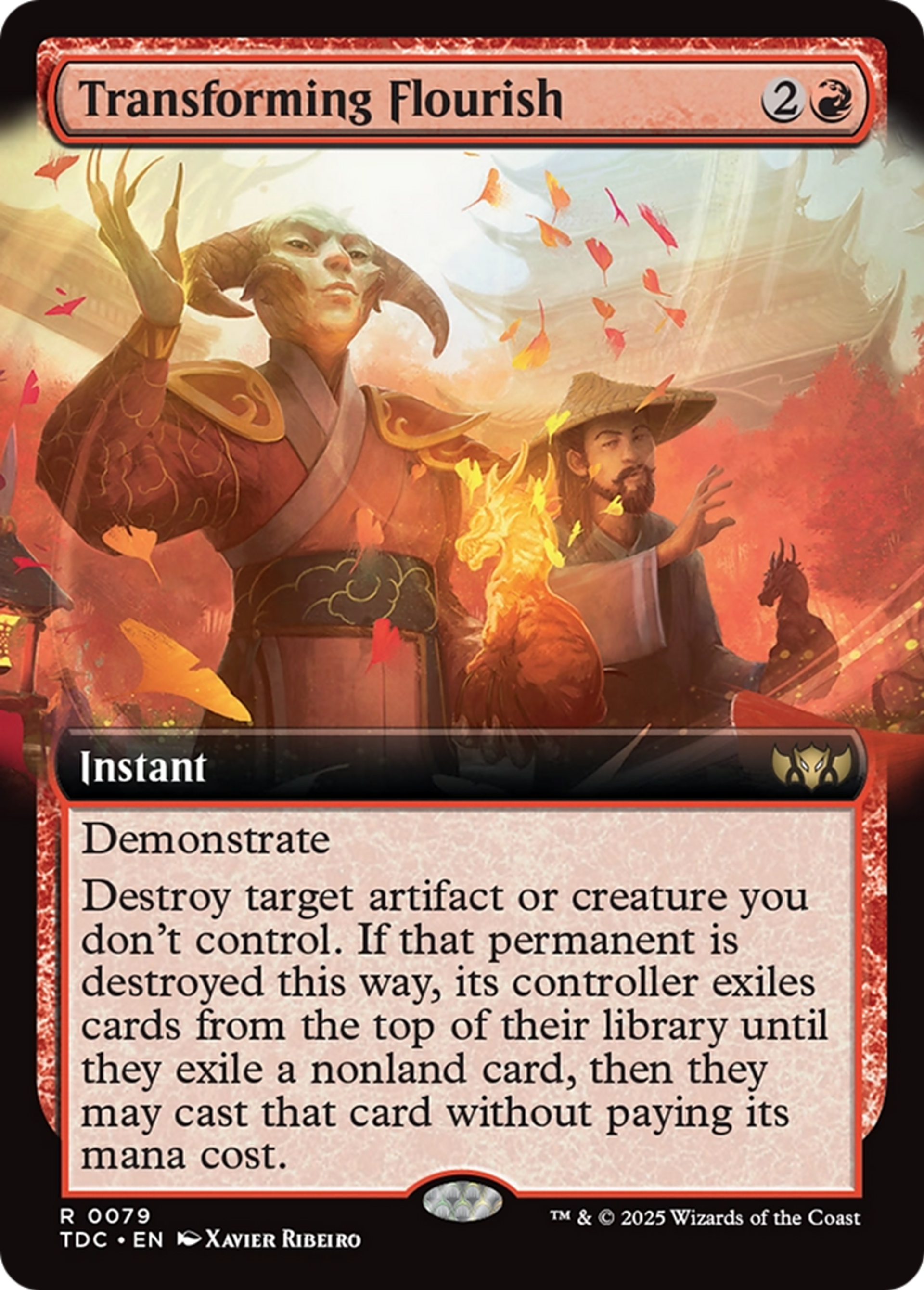 Fioriture en transformation — Tarkir: Dragonstorm Commander — Magic: The Gathering
