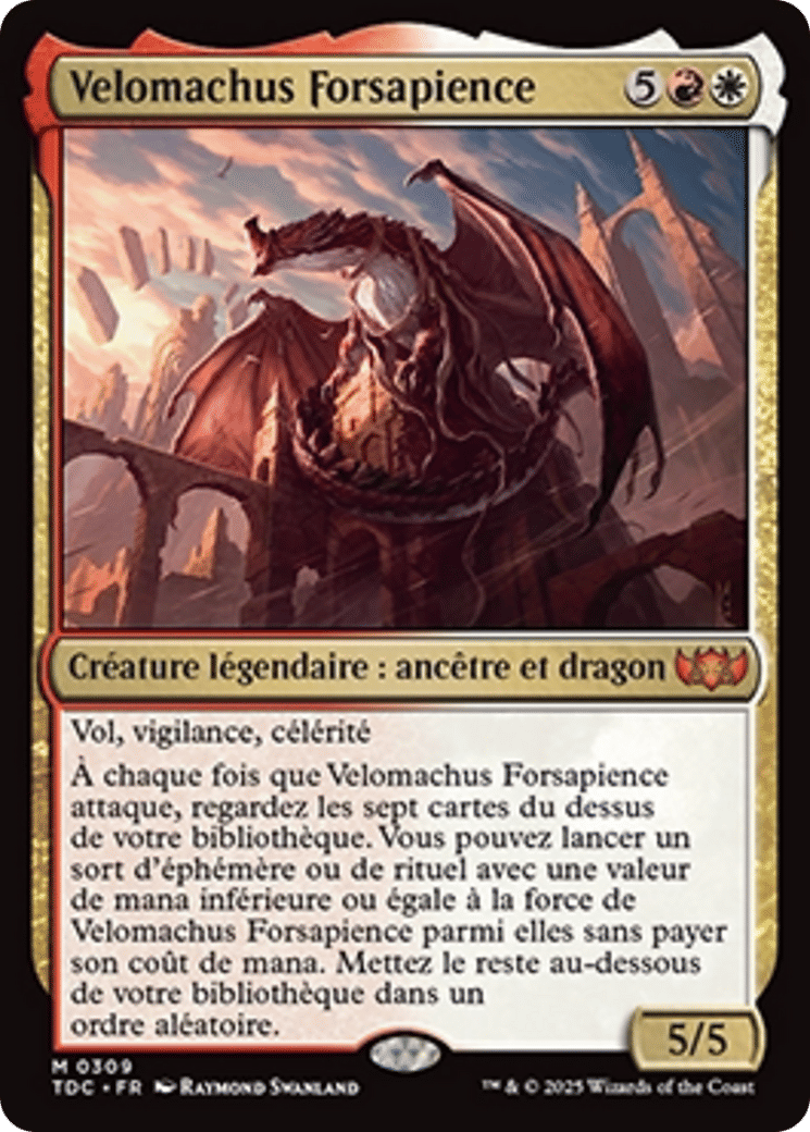 Velomachus Forsapience — Tarkir: Dragonstorm Commander — Magic: The Gathering