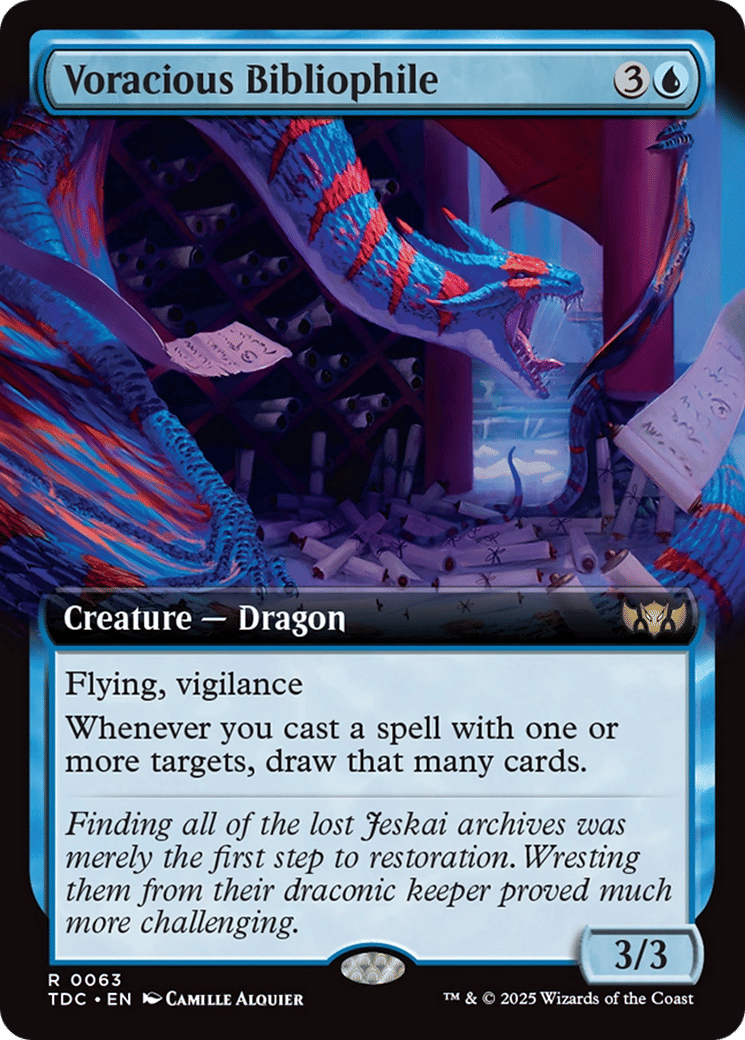 Voracious Bibliophile — Tarkir: Dragonstorm Commander — Magic: The Gathering