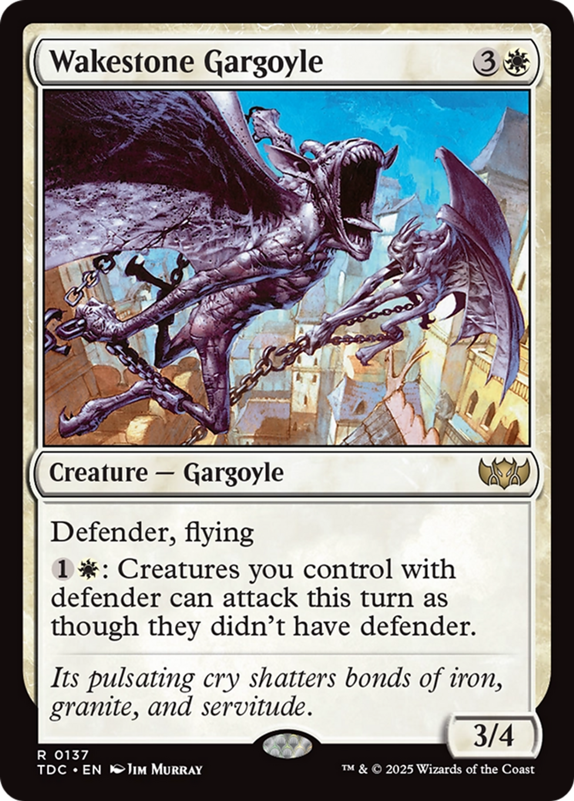 Wakestone Gargoyle — Tarkir: Dragonstorm Commander — Magic: The Gathering