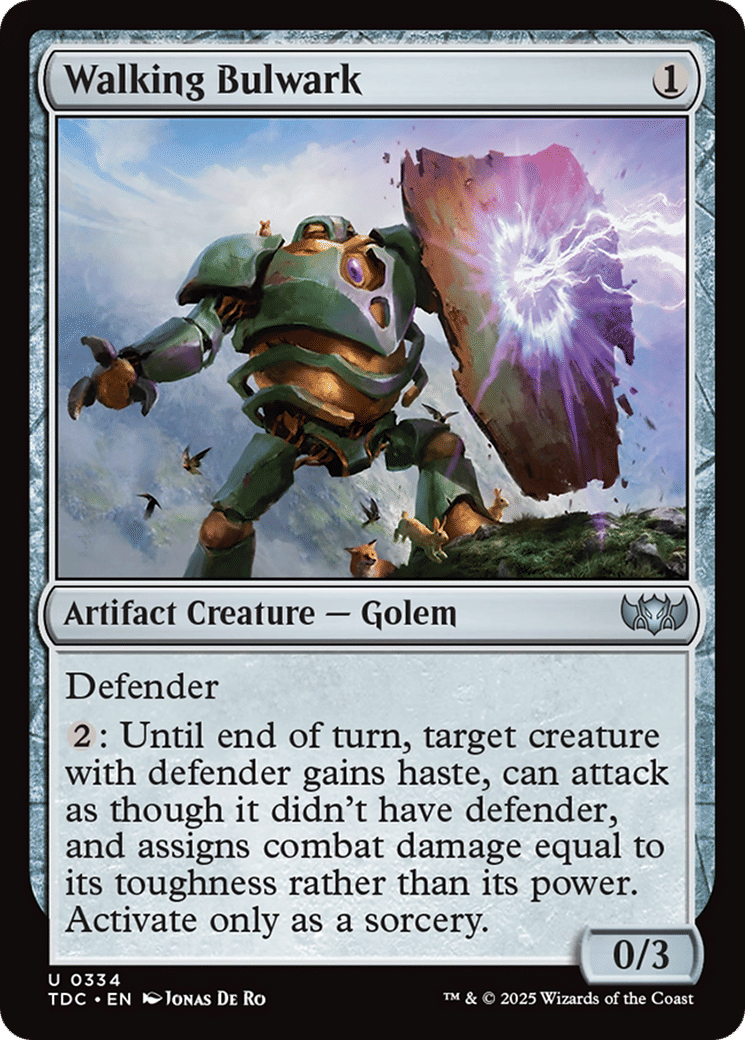 Walking Bulwark — Tarkir: Dragonstorm Commander — Magic: The Gathering