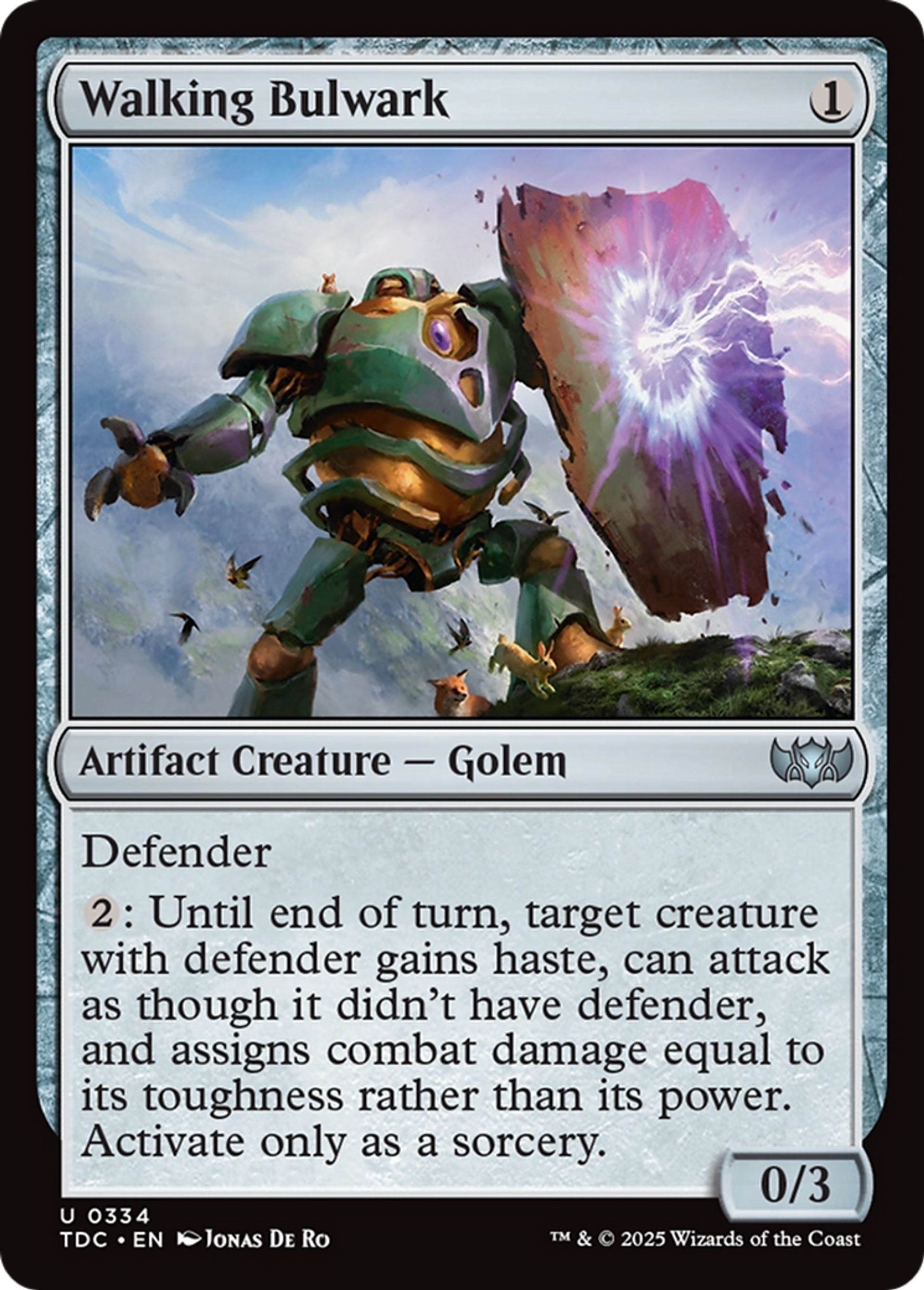 Walking Bulwark — Tarkir: Dragonstorm Commander — Magic: The Gathering