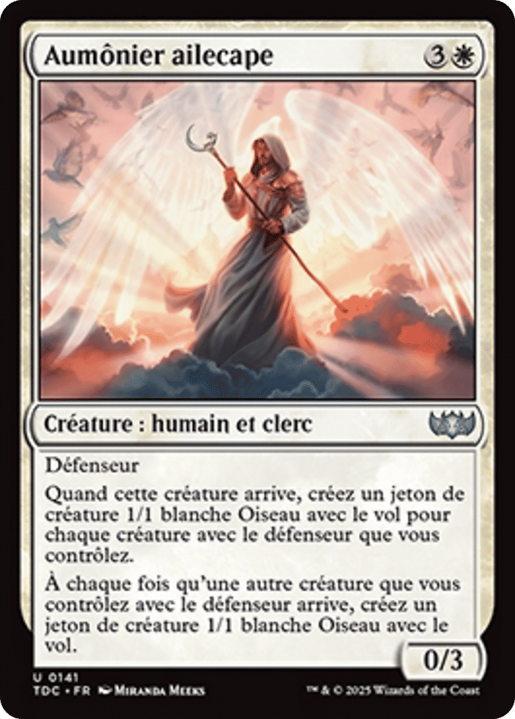 Aumônier ailecape — Tarkir: Dragonstorm Commander — Magic: The Gathering