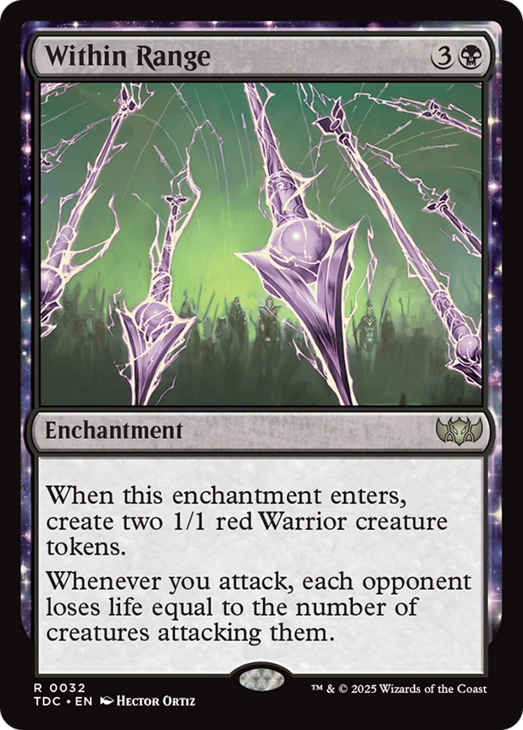 Within Range — Tarkir: Dragonstorm Commander — Magic: The Gathering
