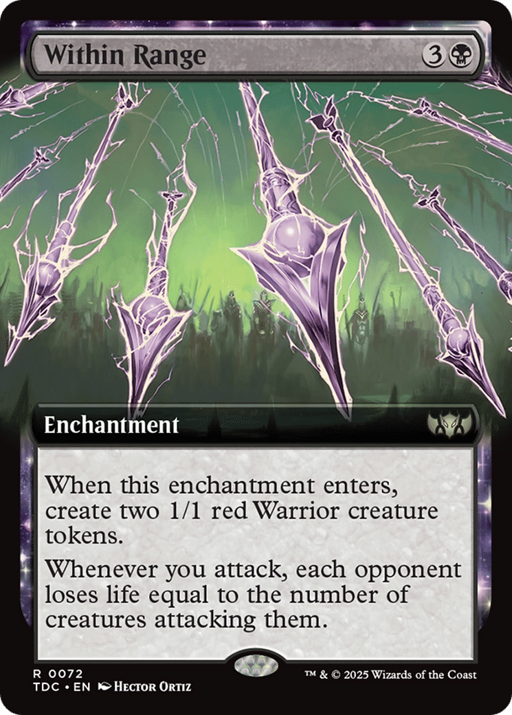 Within Range — Tarkir: Dragonstorm Commander — Magic: The Gathering