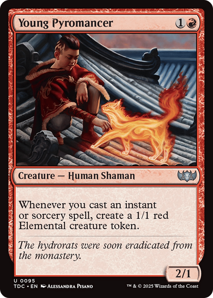 Young Pyromancer — Tarkir: Dragonstorm Commander — Magic: The Gathering