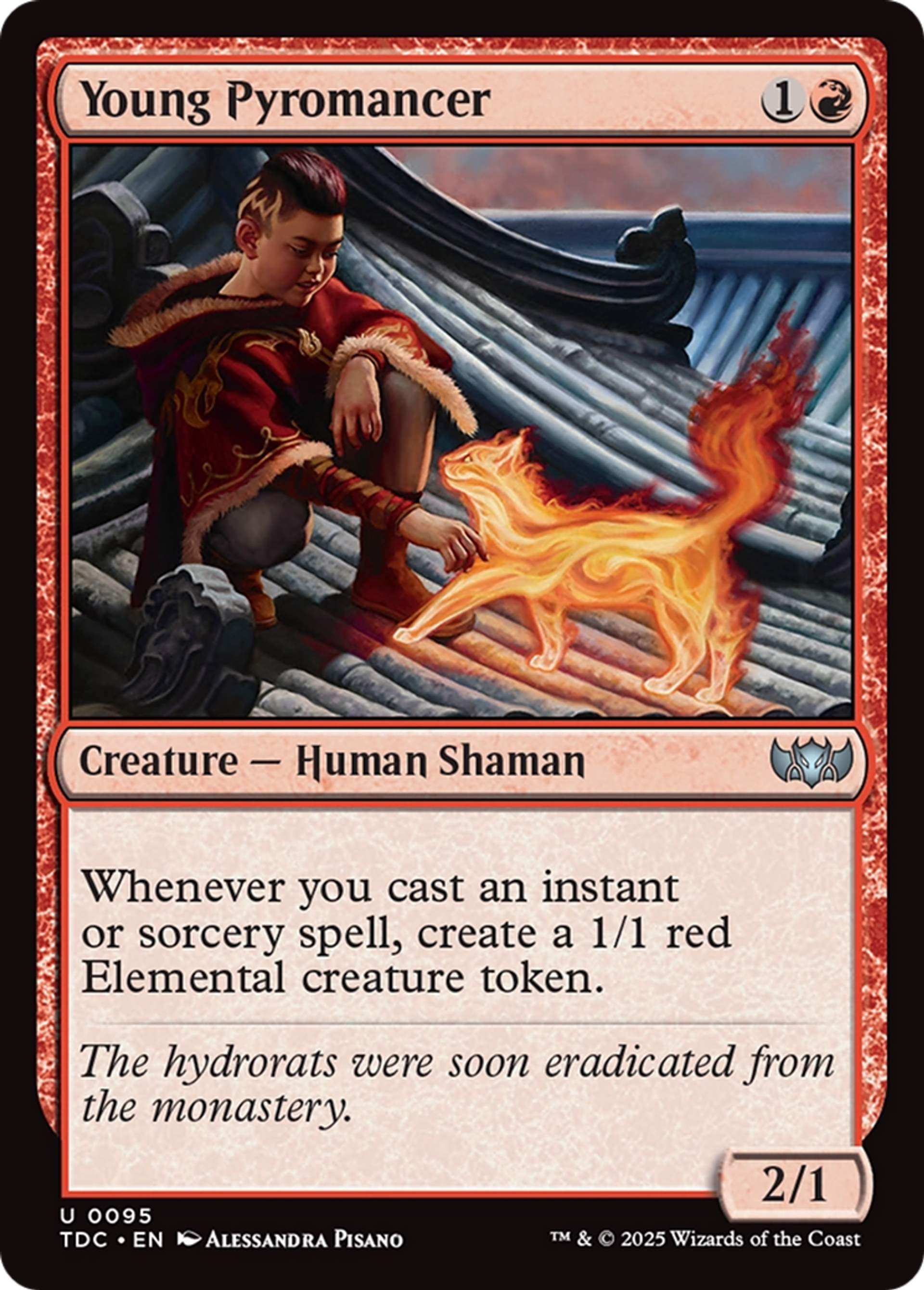 Young Pyromancer — Tarkir: Dragonstorm Commander — Magic: The Gathering
