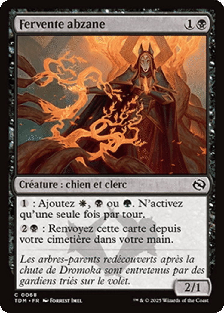 Fervente abzane — Tarkir: Dragonstorm — Magic: The Gathering