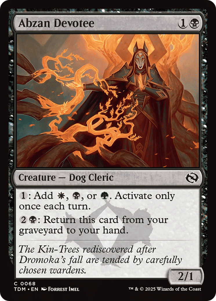 Abzan Devotee — Tarkir: Dragonstorm — Magic: The Gathering