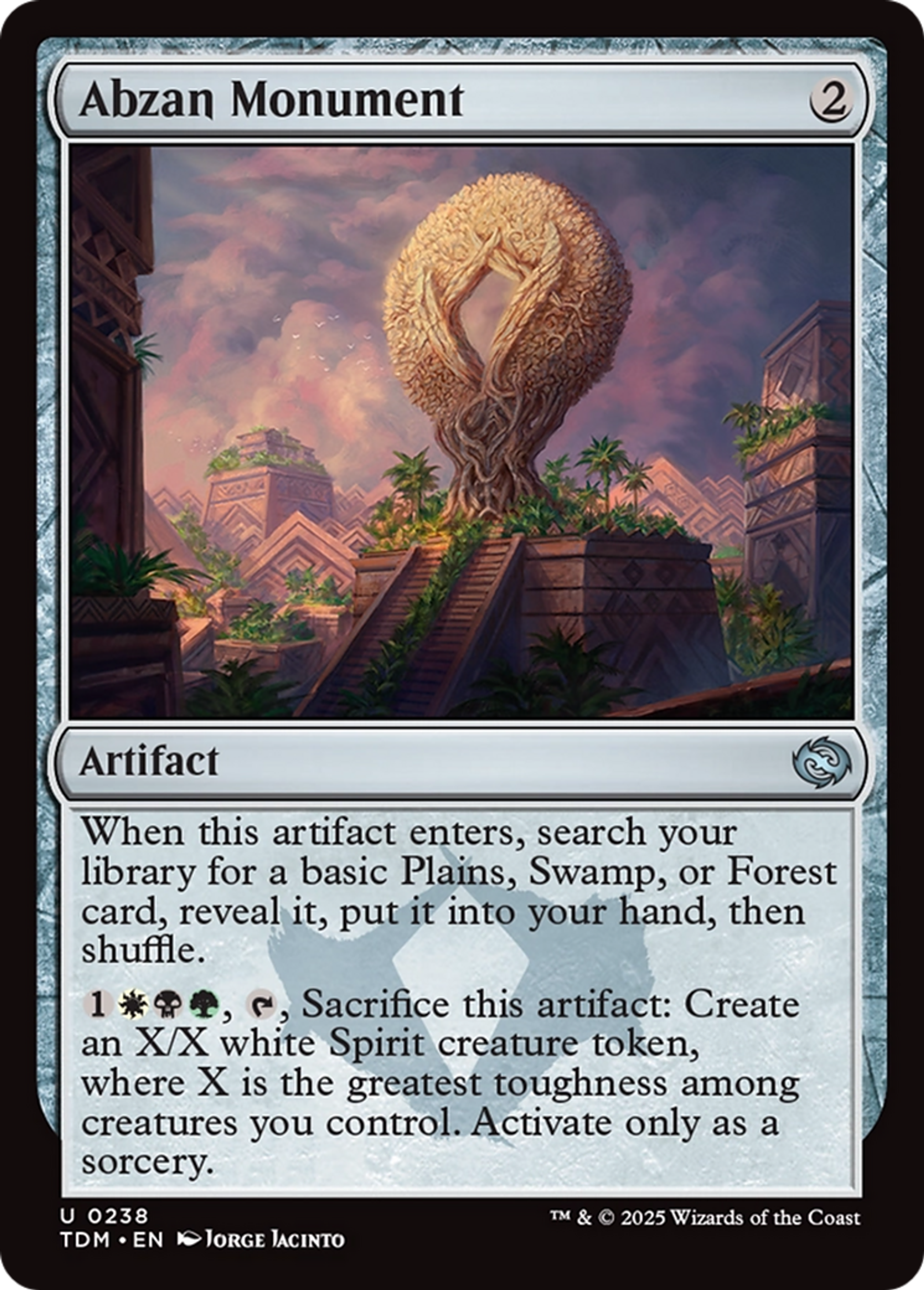 Abzan Monument — Tarkir: Dragonstorm — Magic: The Gathering