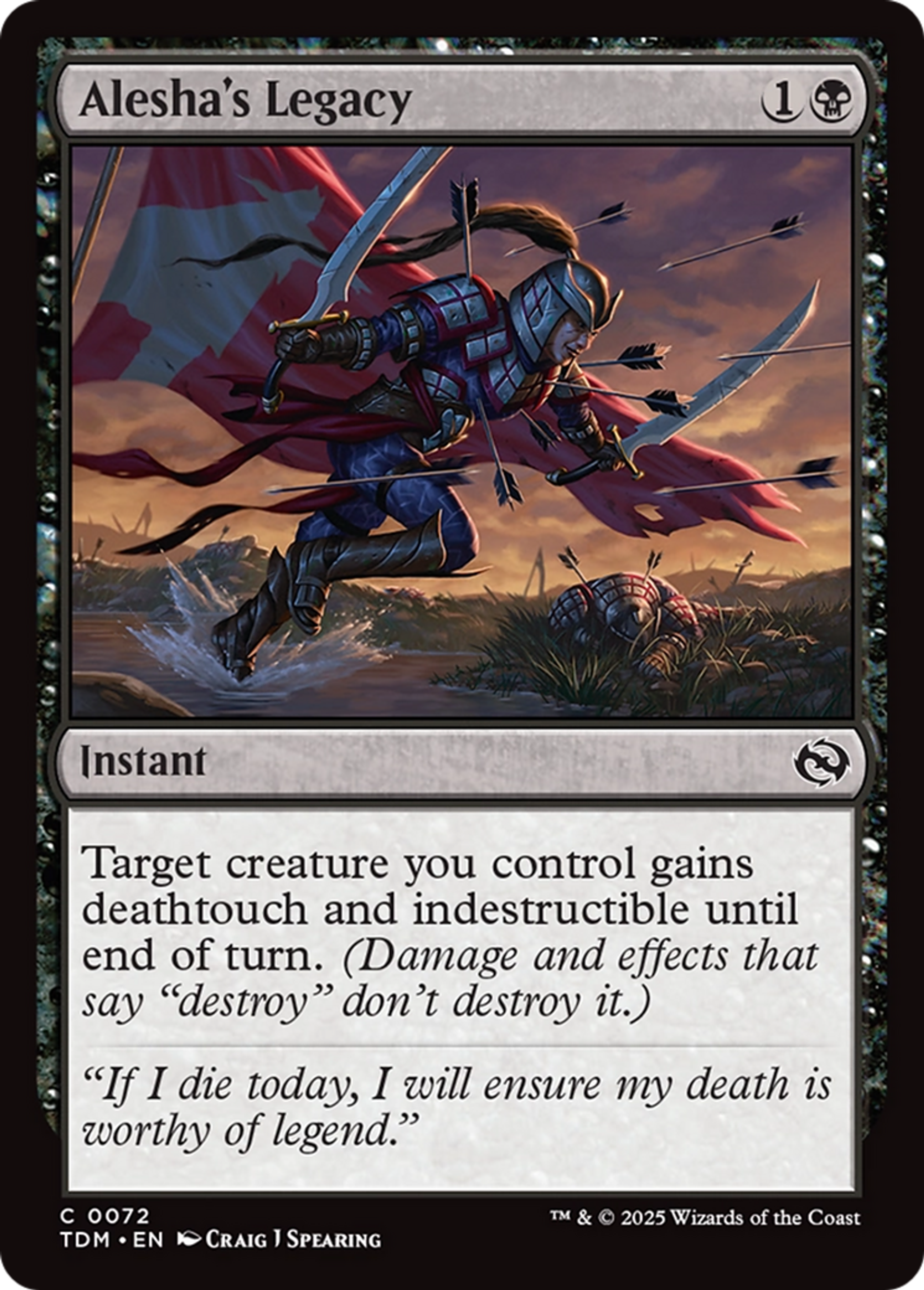 Alesha's Legacy — Tarkir: Dragonstorm — Magic: The Gathering