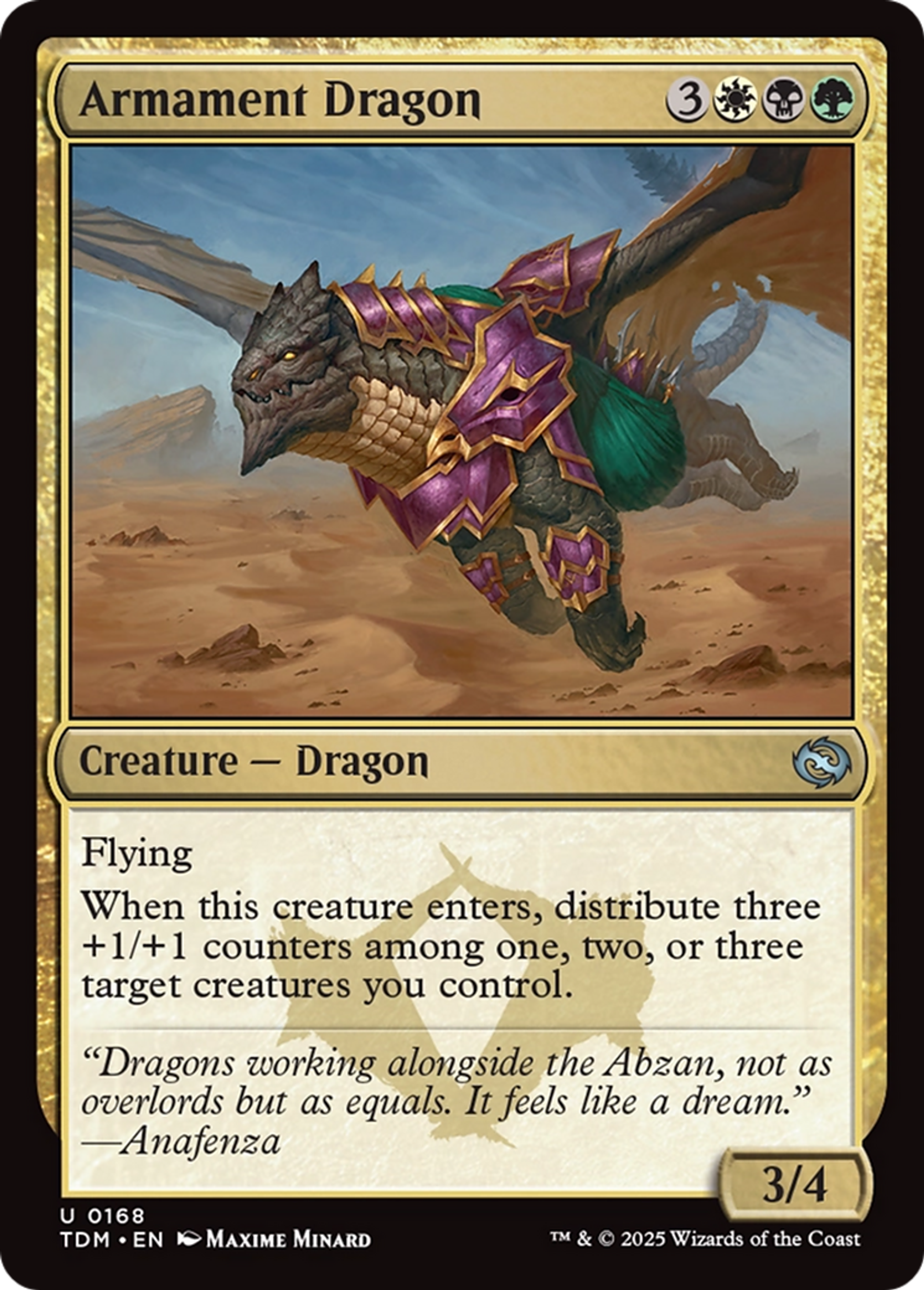 Armament Dragon — Tarkir: Dragonstorm — Magic: The Gathering