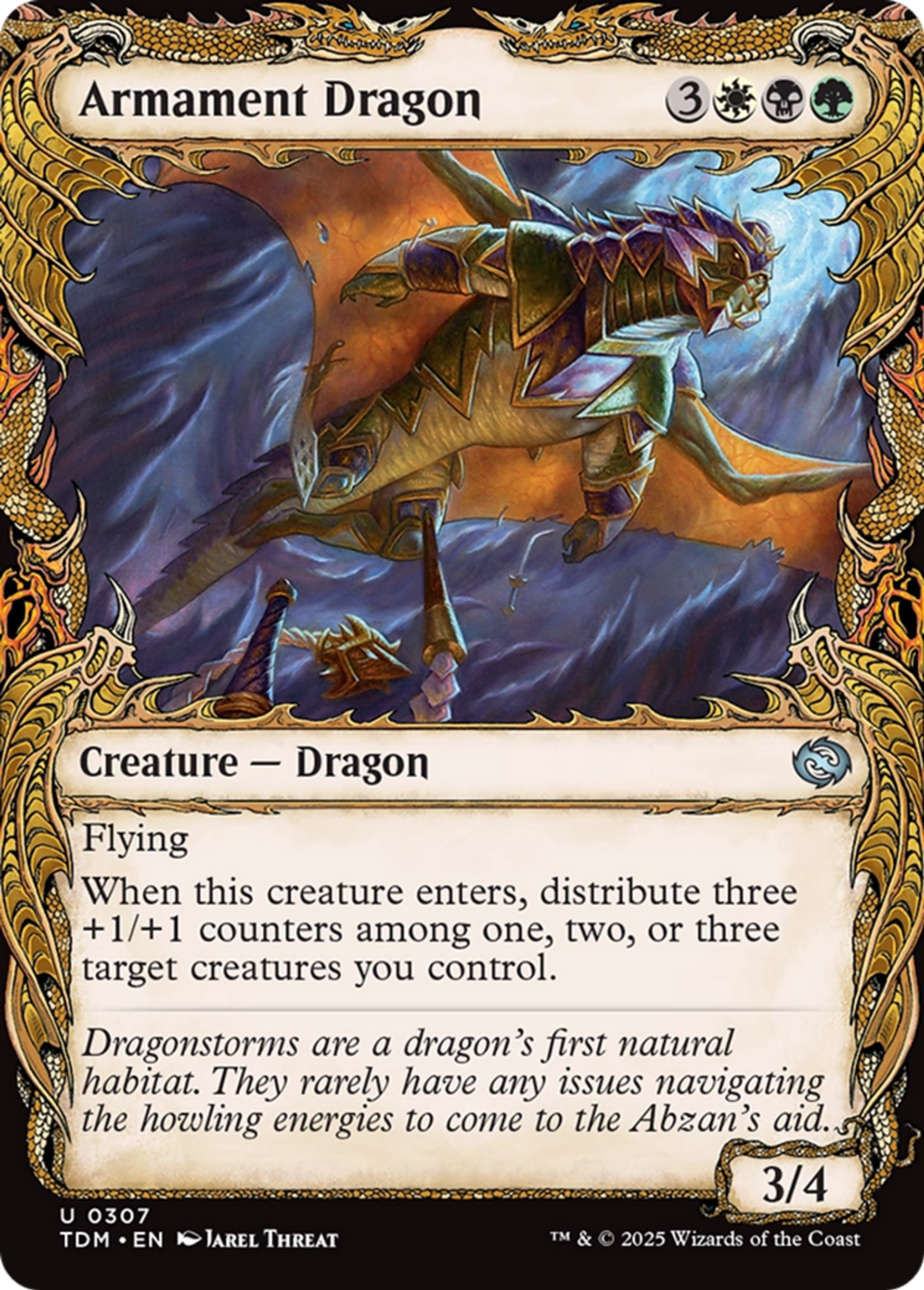 Dragon d'armement — Tarkir: Dragonstorm — Magic: The Gathering