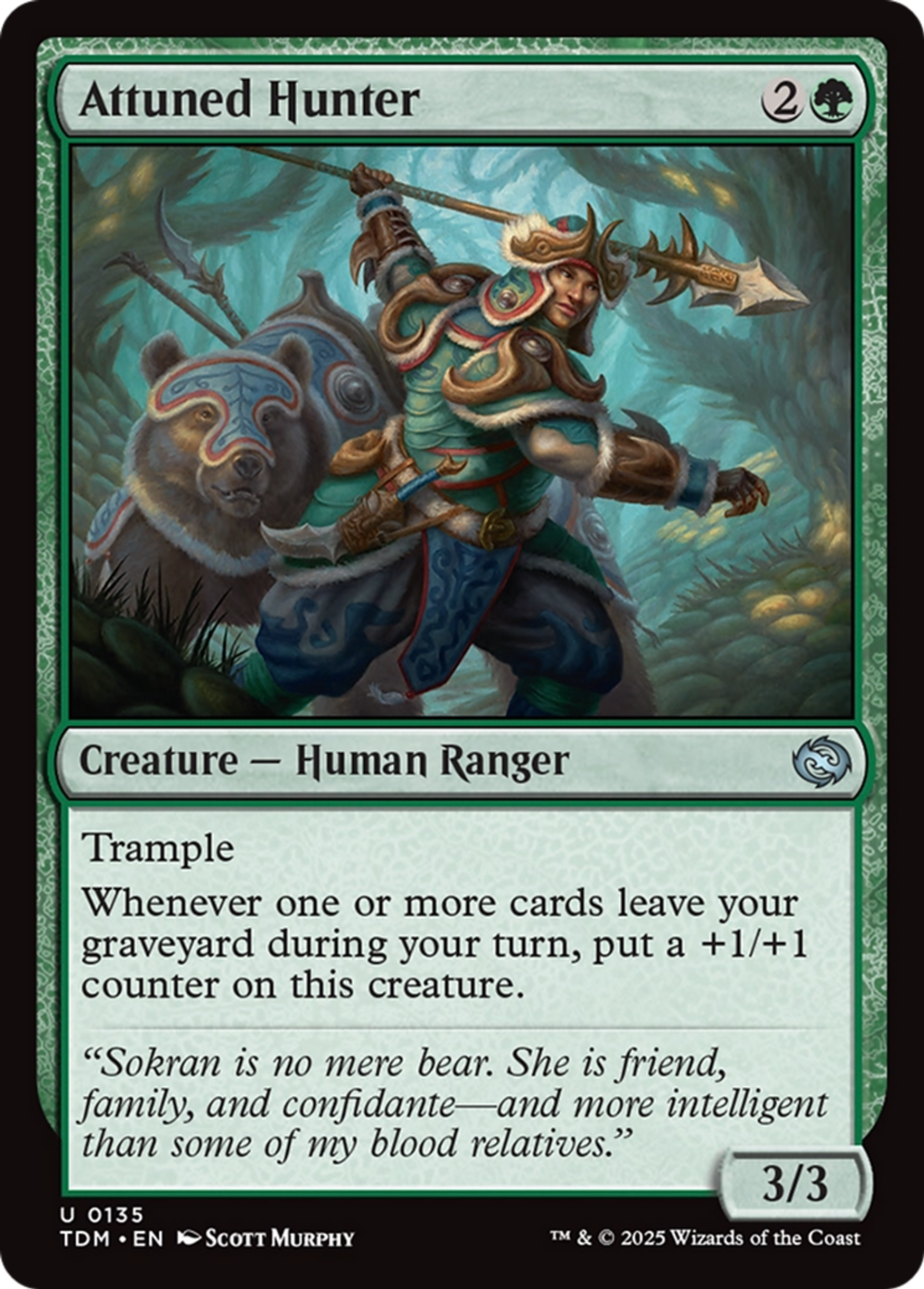 Chasseuse en harmonie — Tarkir: Dragonstorm — Magic: The Gathering