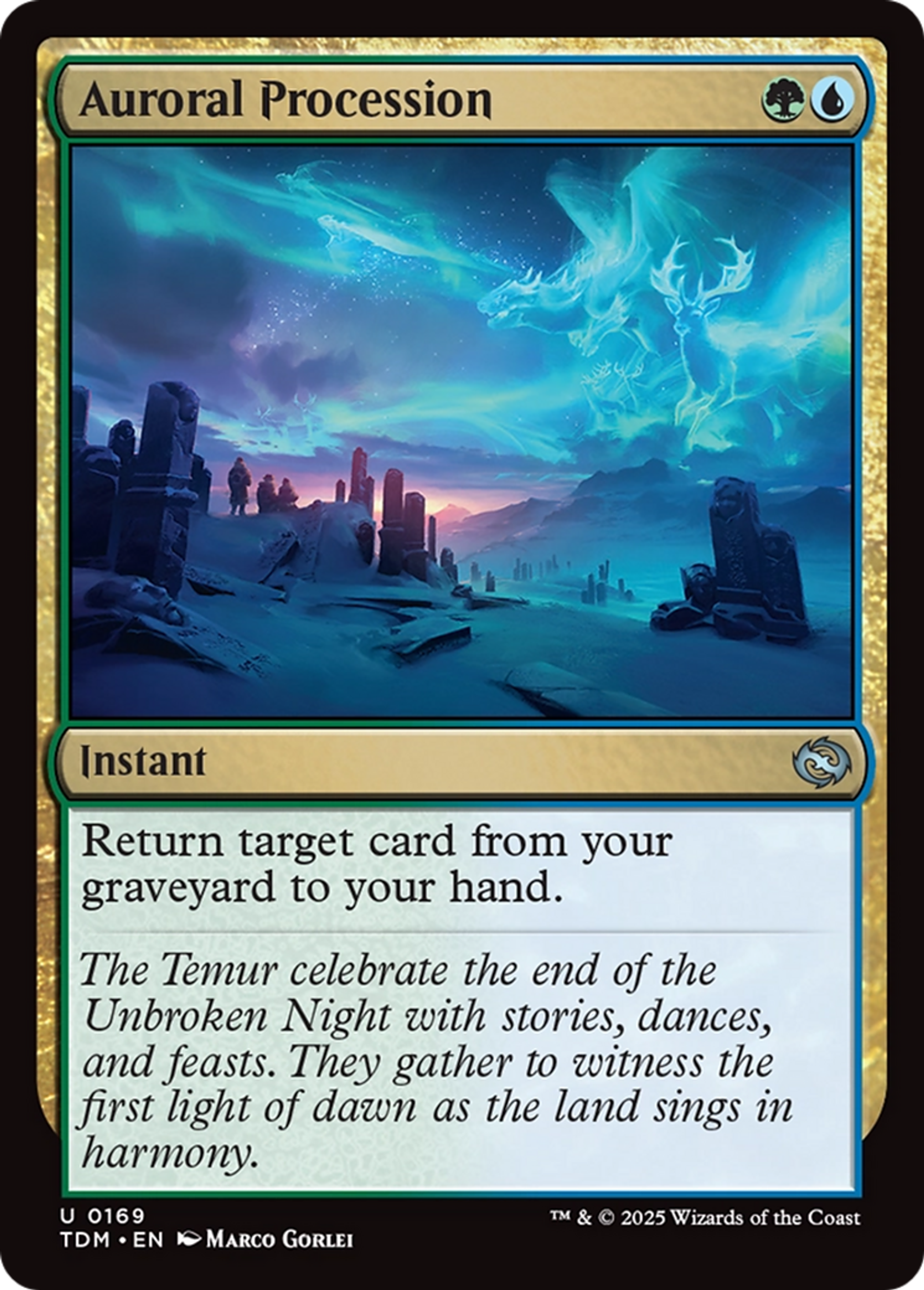 Procession aurorale — Tarkir: Dragonstorm — Magic: The Gathering