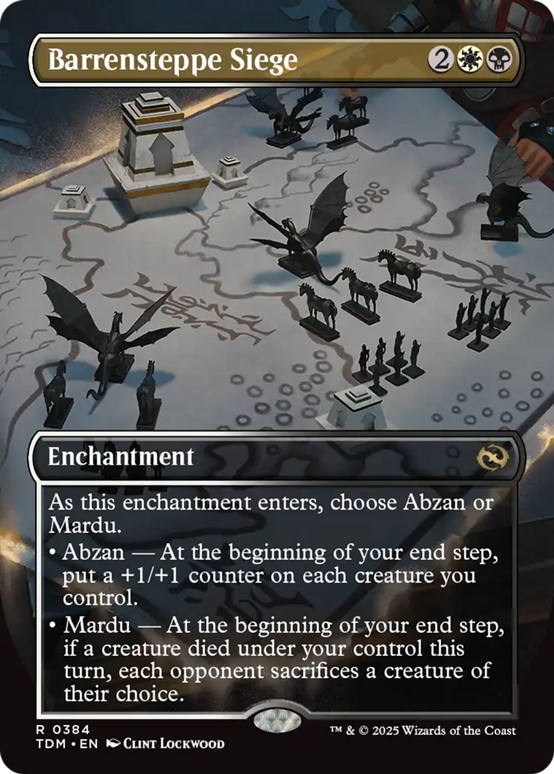 Siège de la steppe érodée — Tarkir: Dragonstorm — Magic: The Gathering