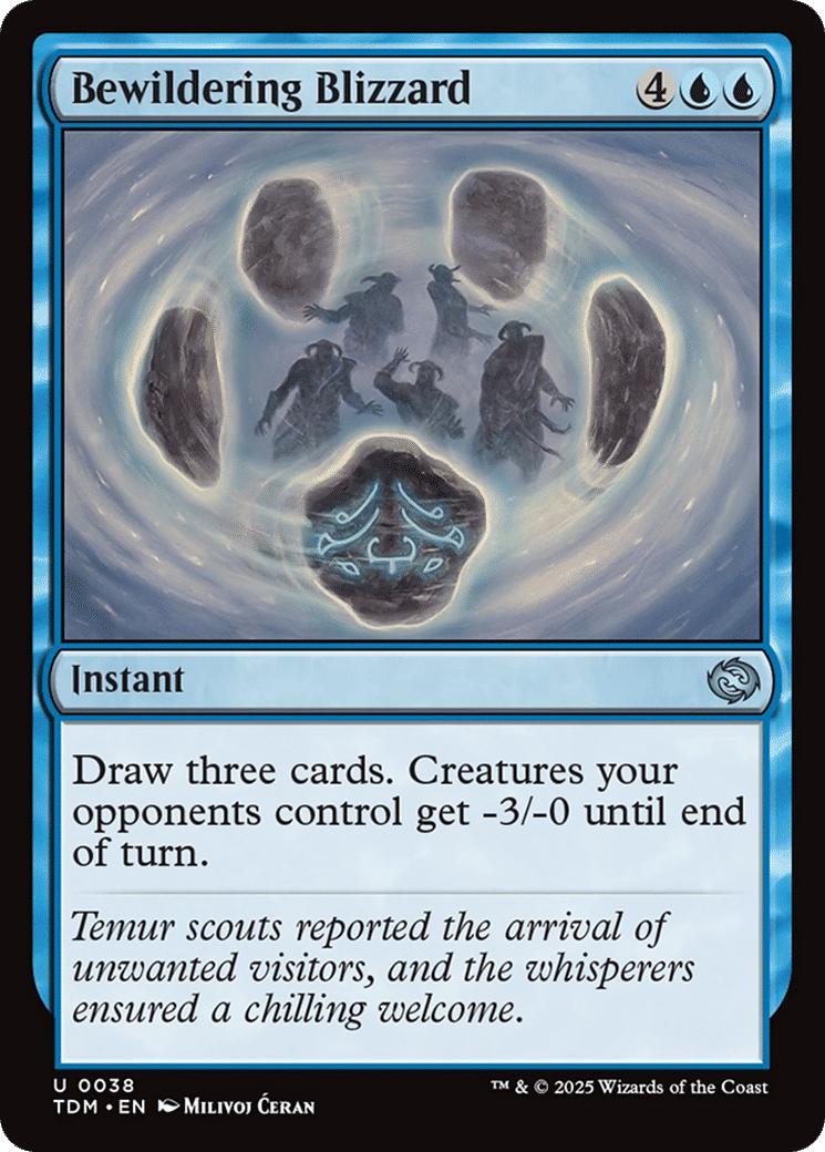 Bewildering Blizzard — Tarkir: Dragonstorm — Magic: The Gathering
