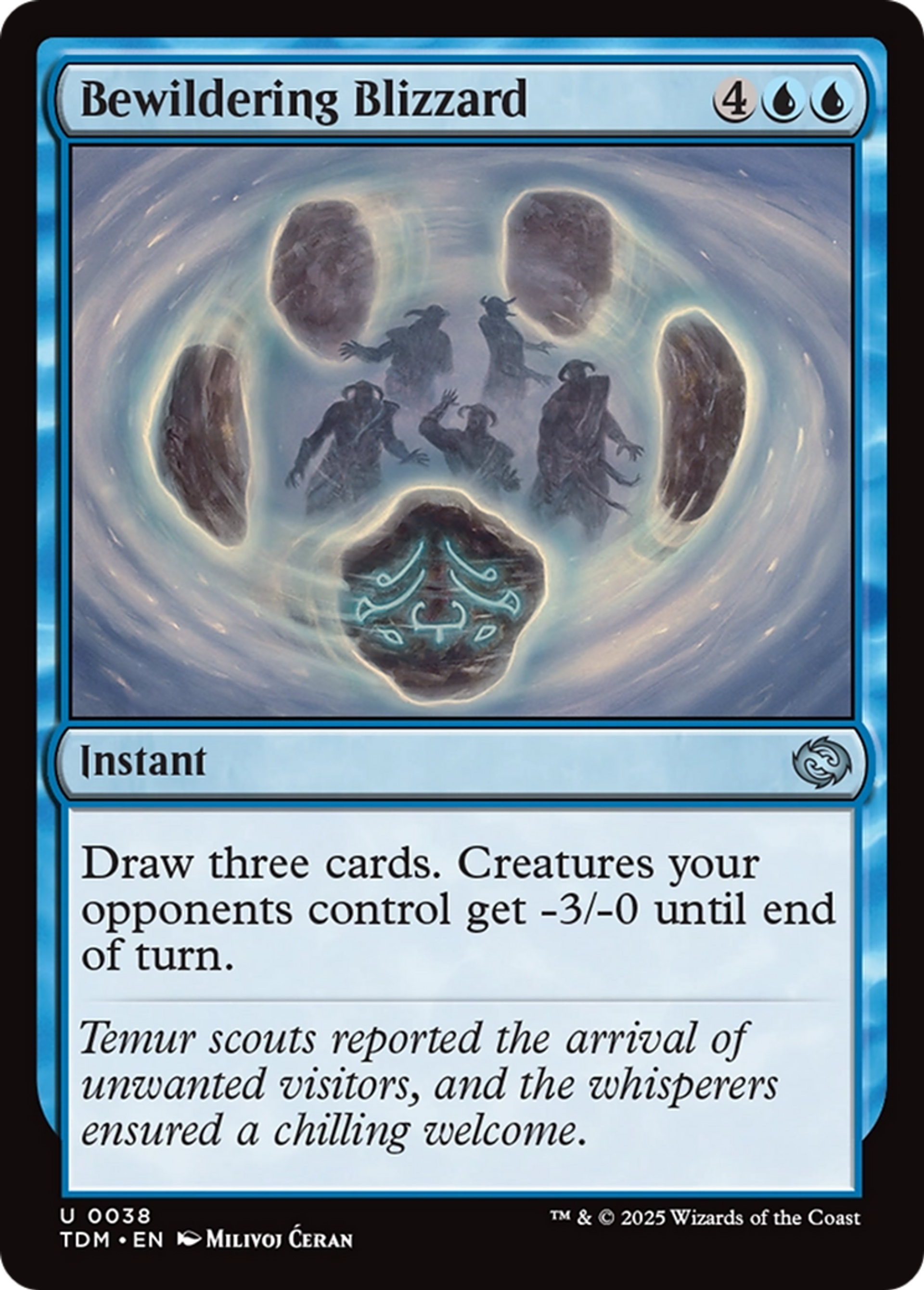 Bewildering Blizzard — Tarkir: Dragonstorm — Magic: The Gathering
