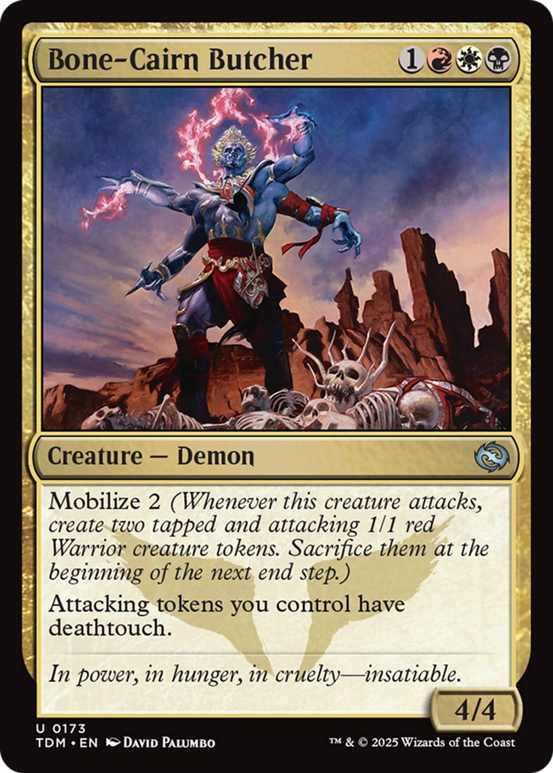 Bone-Cairn Butcher — Tarkir: Dragonstorm — Magic: The Gathering