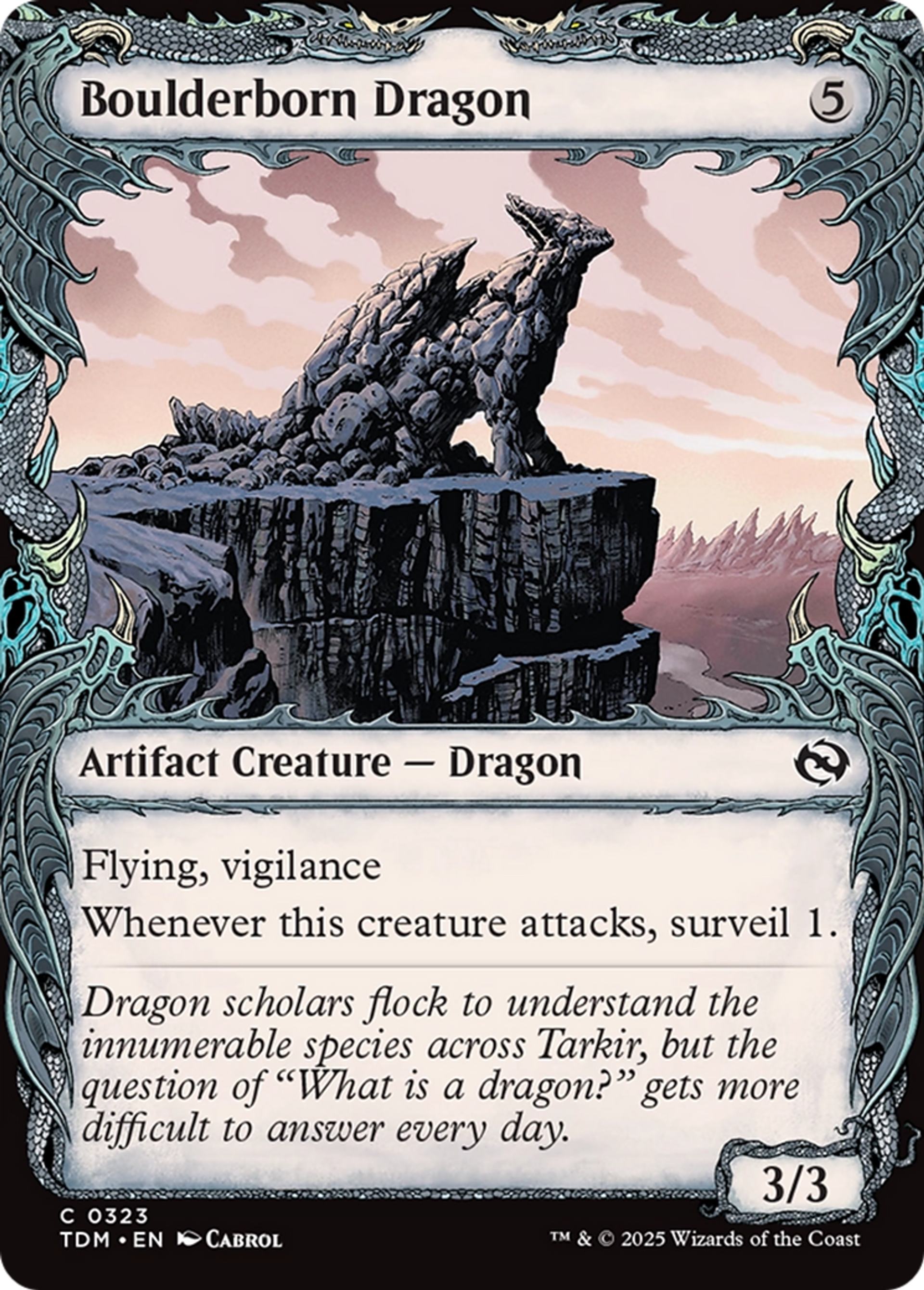 Dragon né des roches — Tarkir: Dragonstorm — Magic: The Gathering