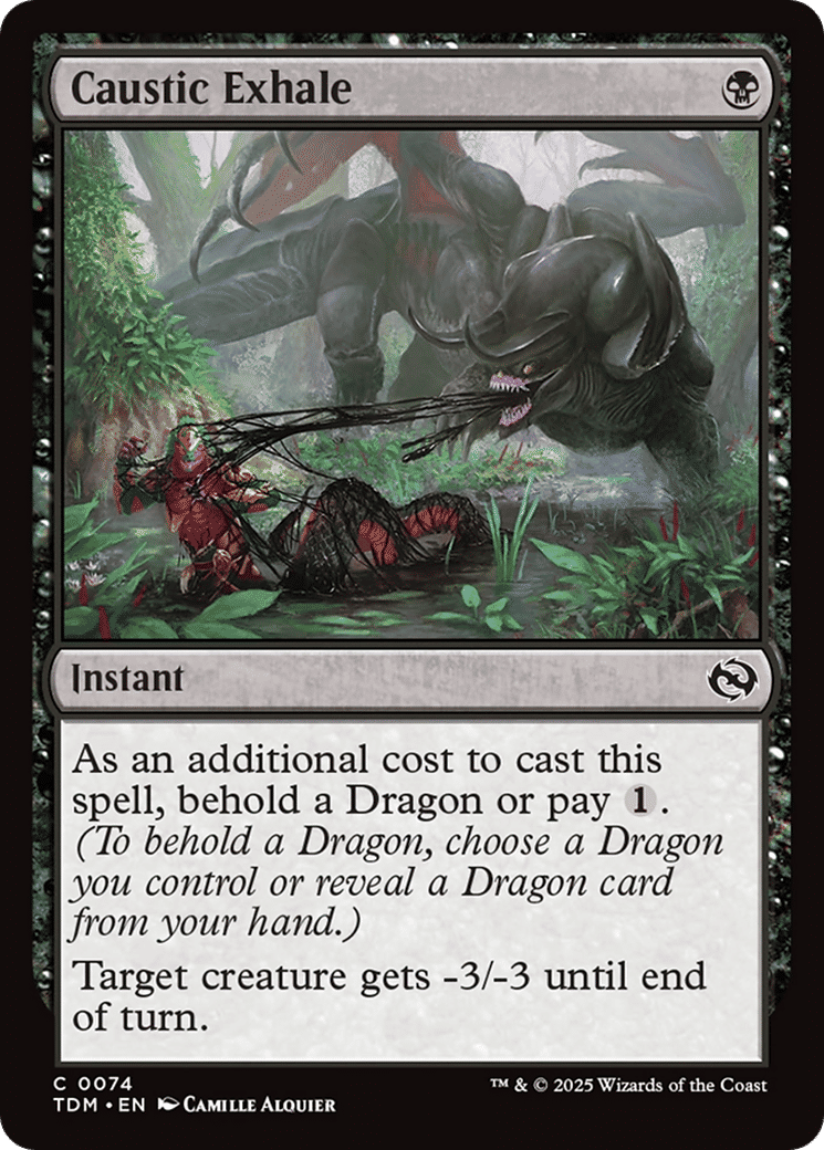 Caustic Exhale — Tarkir: Dragonstorm — Magic: The Gathering