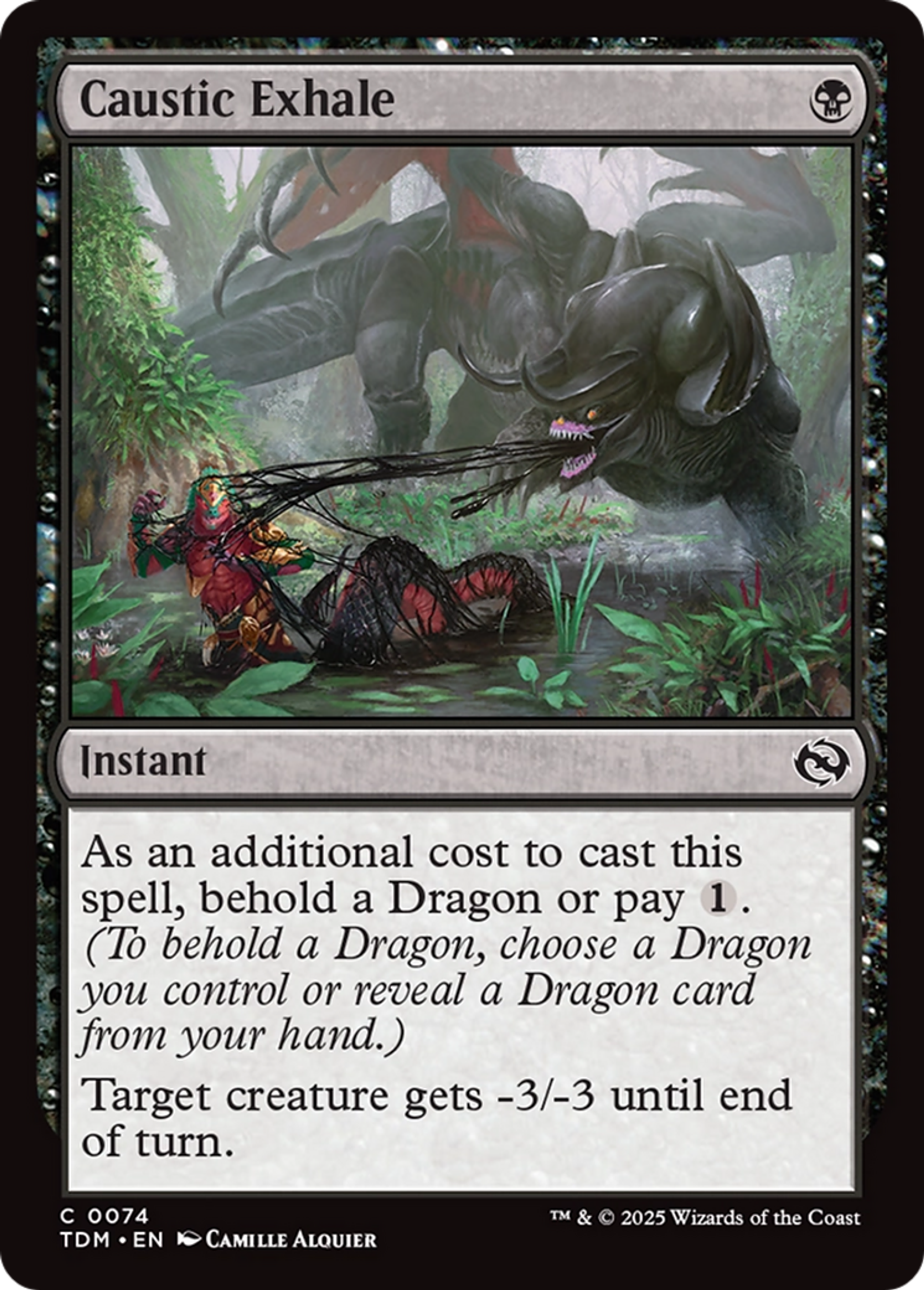 Souffle caustique — Tarkir: Dragonstorm — Magic: The Gathering