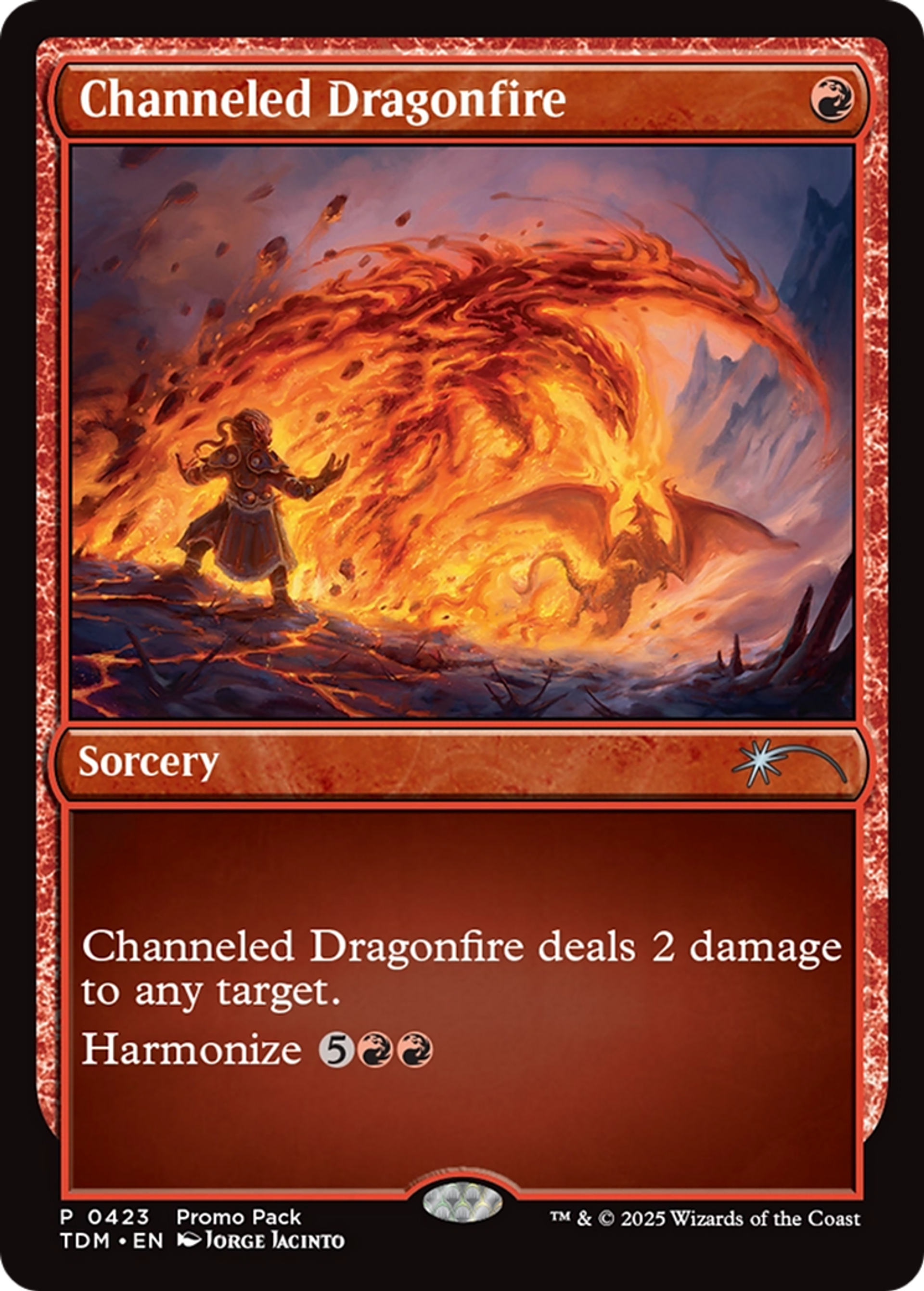 Feu des dragons canalisé — Tarkir: Dragonstorm — Magic: The Gathering