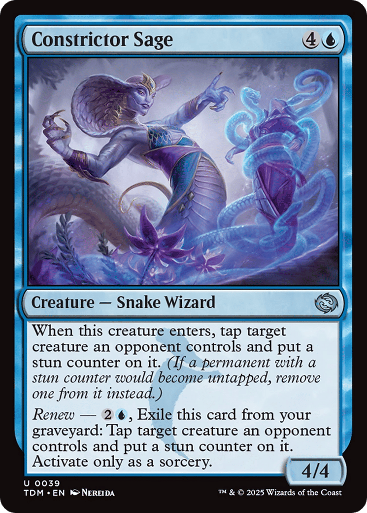 Constrictor Sage — Tarkir: Dragonstorm — Magic: The Gathering