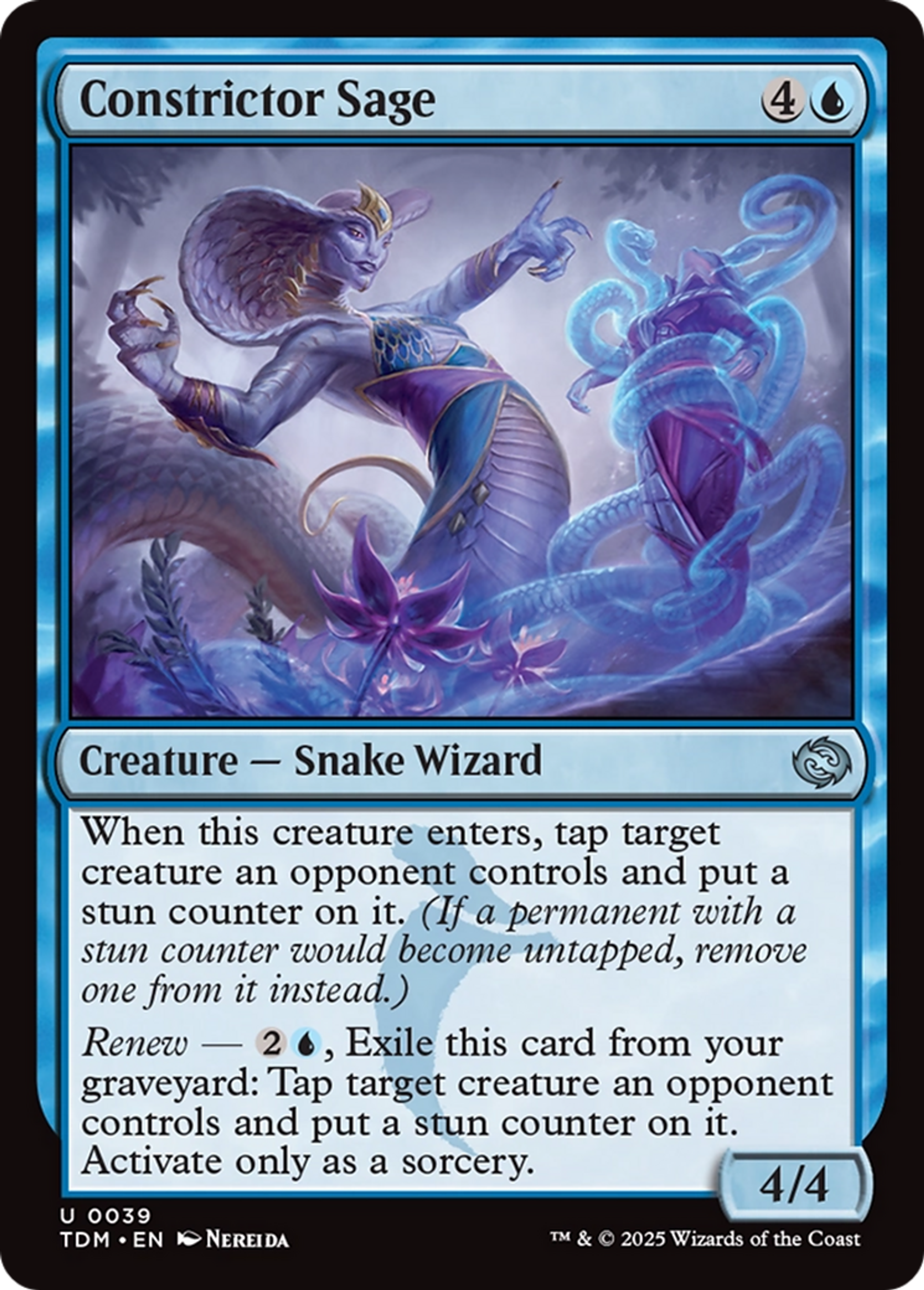 Constrictor Sage — Tarkir: Dragonstorm — Magic: The Gathering