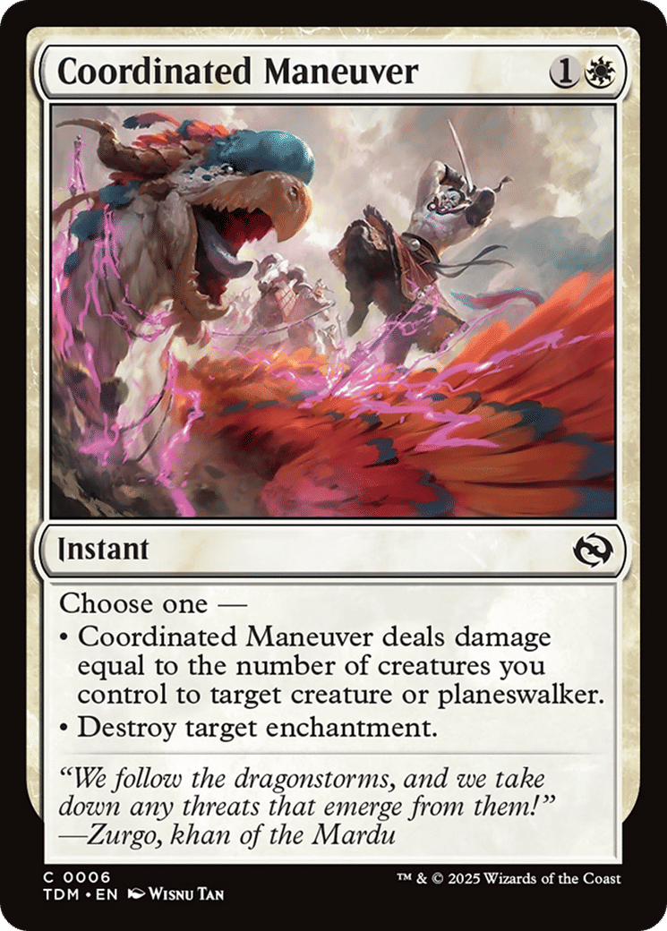 Coordinated Maneuver — Tarkir: Dragonstorm — Magic: The Gathering
