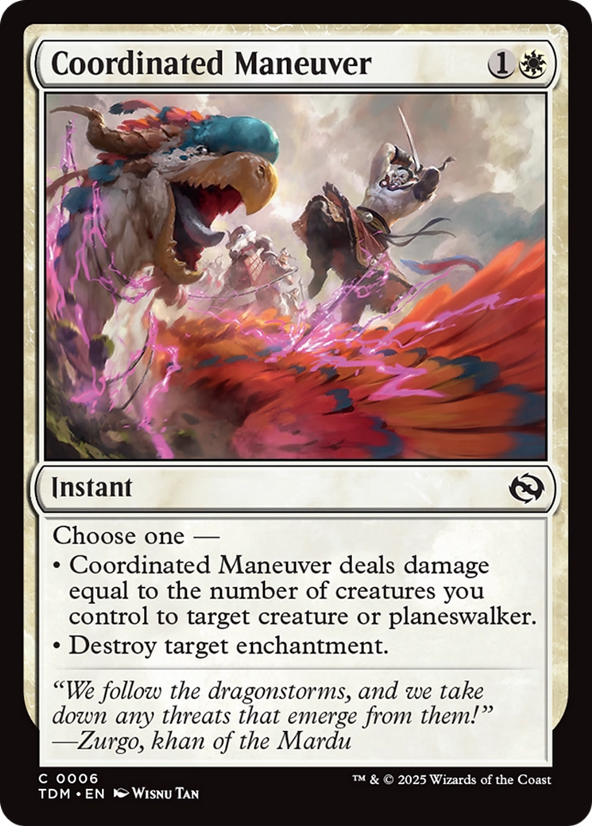 Coordinated Maneuver — Tarkir: Dragonstorm — Magic: The Gathering