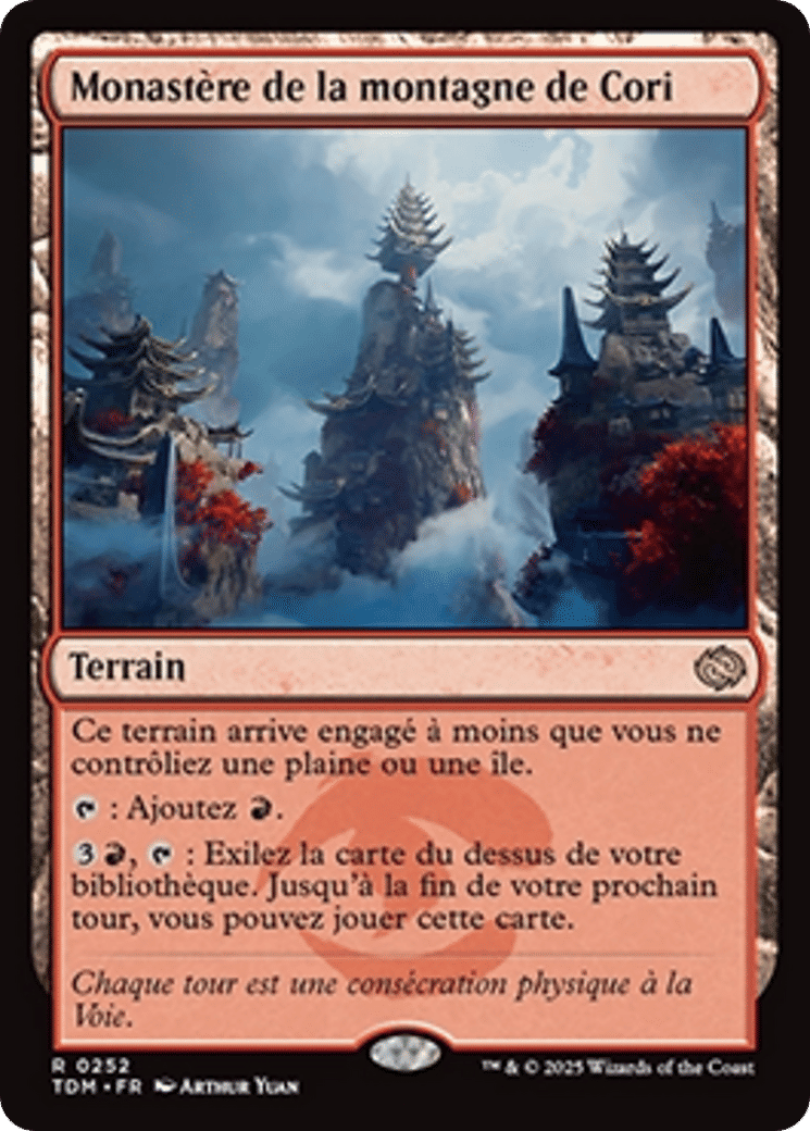 Monastère de la montagne de Cori — Tarkir: Dragonstorm — Magic: The Gathering