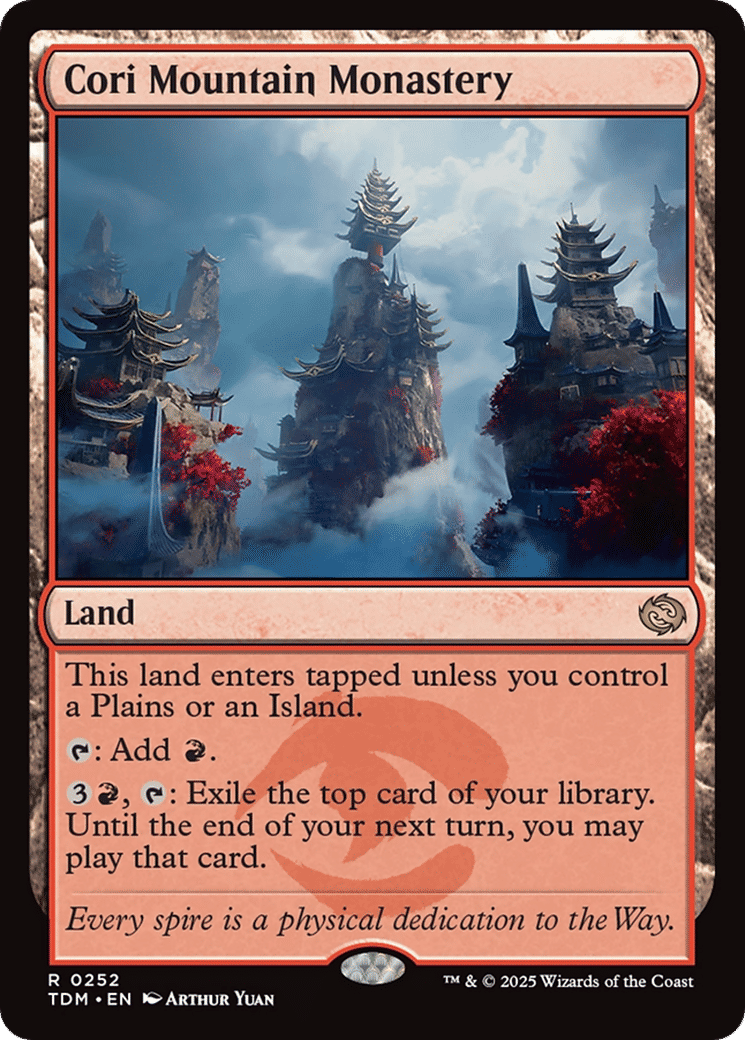 Cori Mountain Monastery — Tarkir: Dragonstorm — Magic: The Gathering