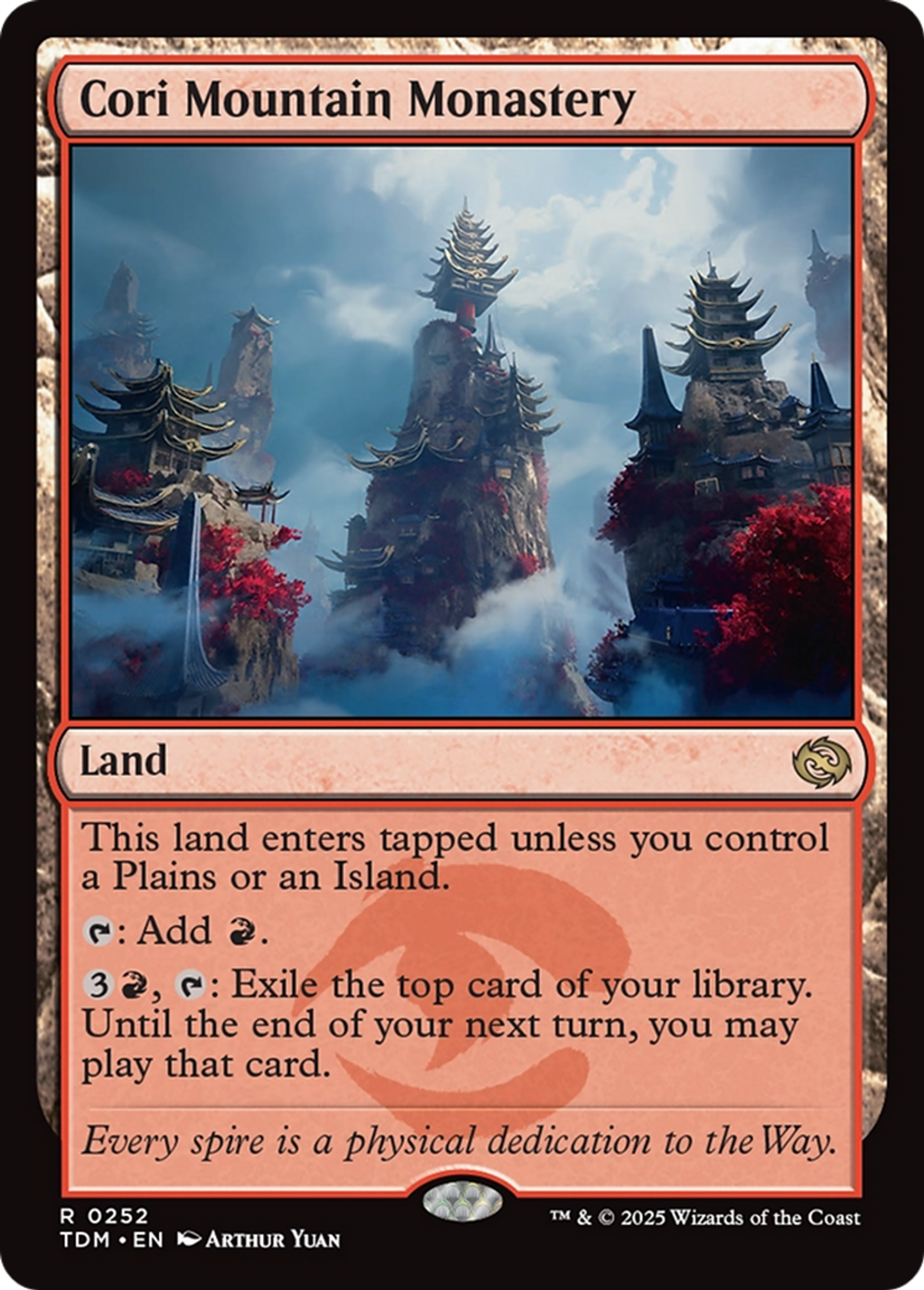 Cori Mountain Monastery — Tarkir: Dragonstorm — Magic: The Gathering